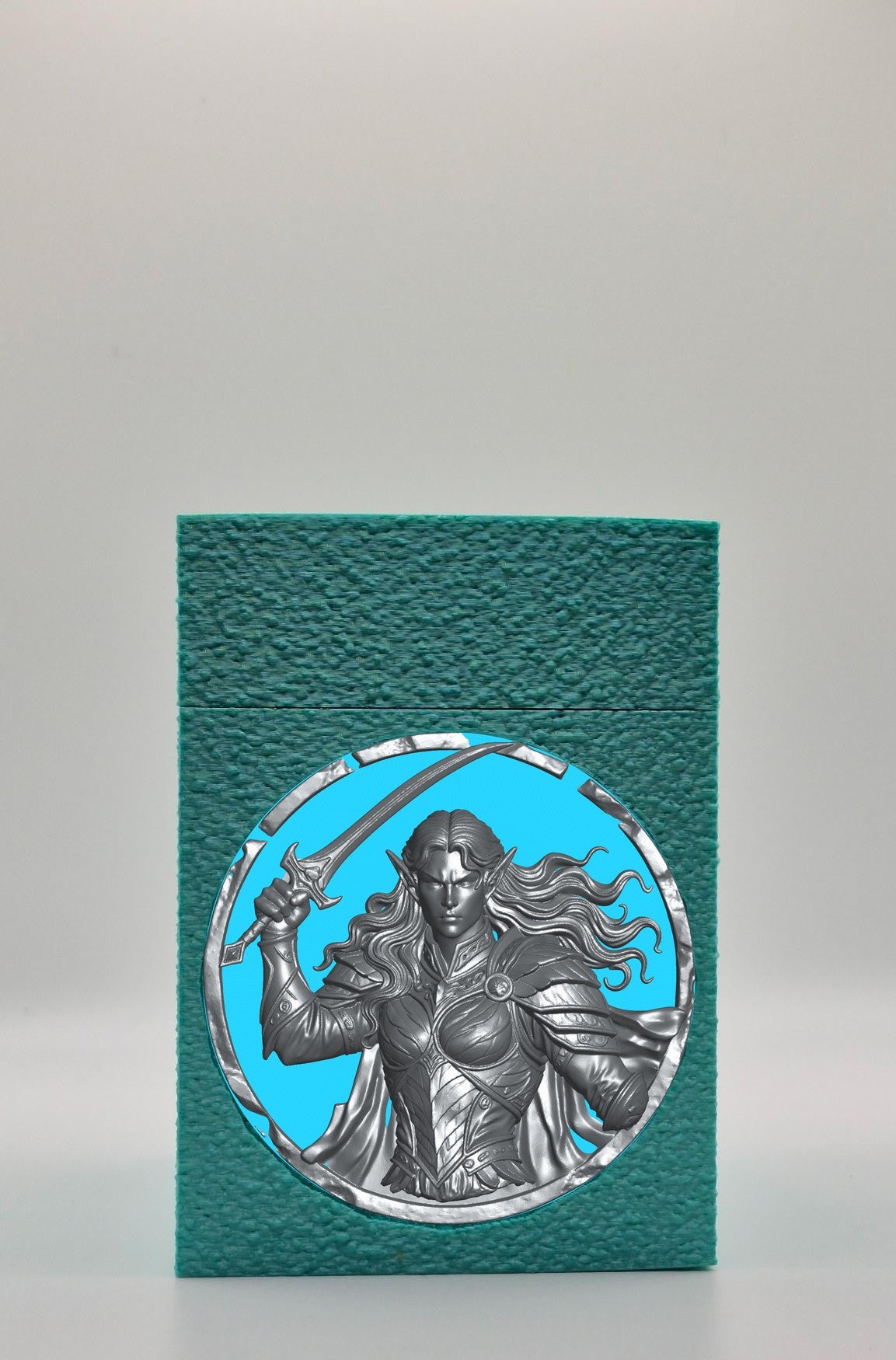Elvish Warrior Card Box — Green