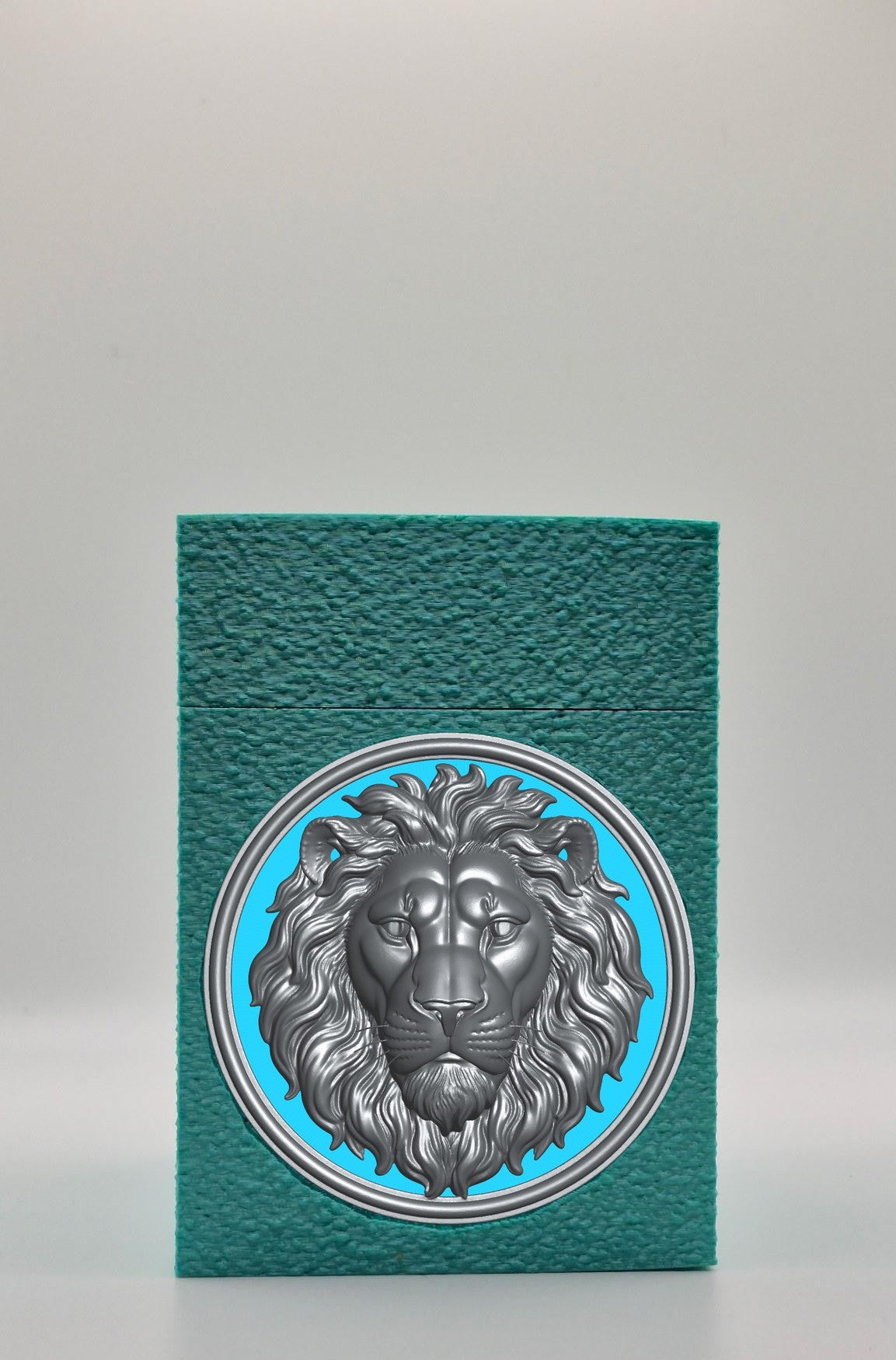 Lion Card Box — Green