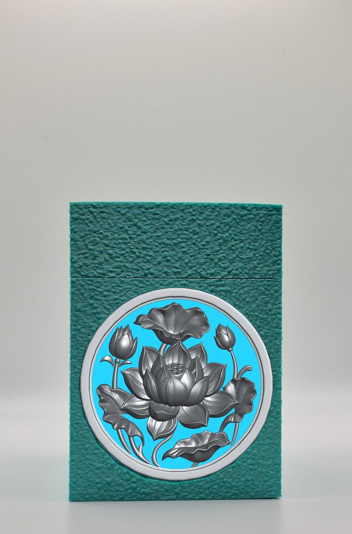Lotus Card Box — Green