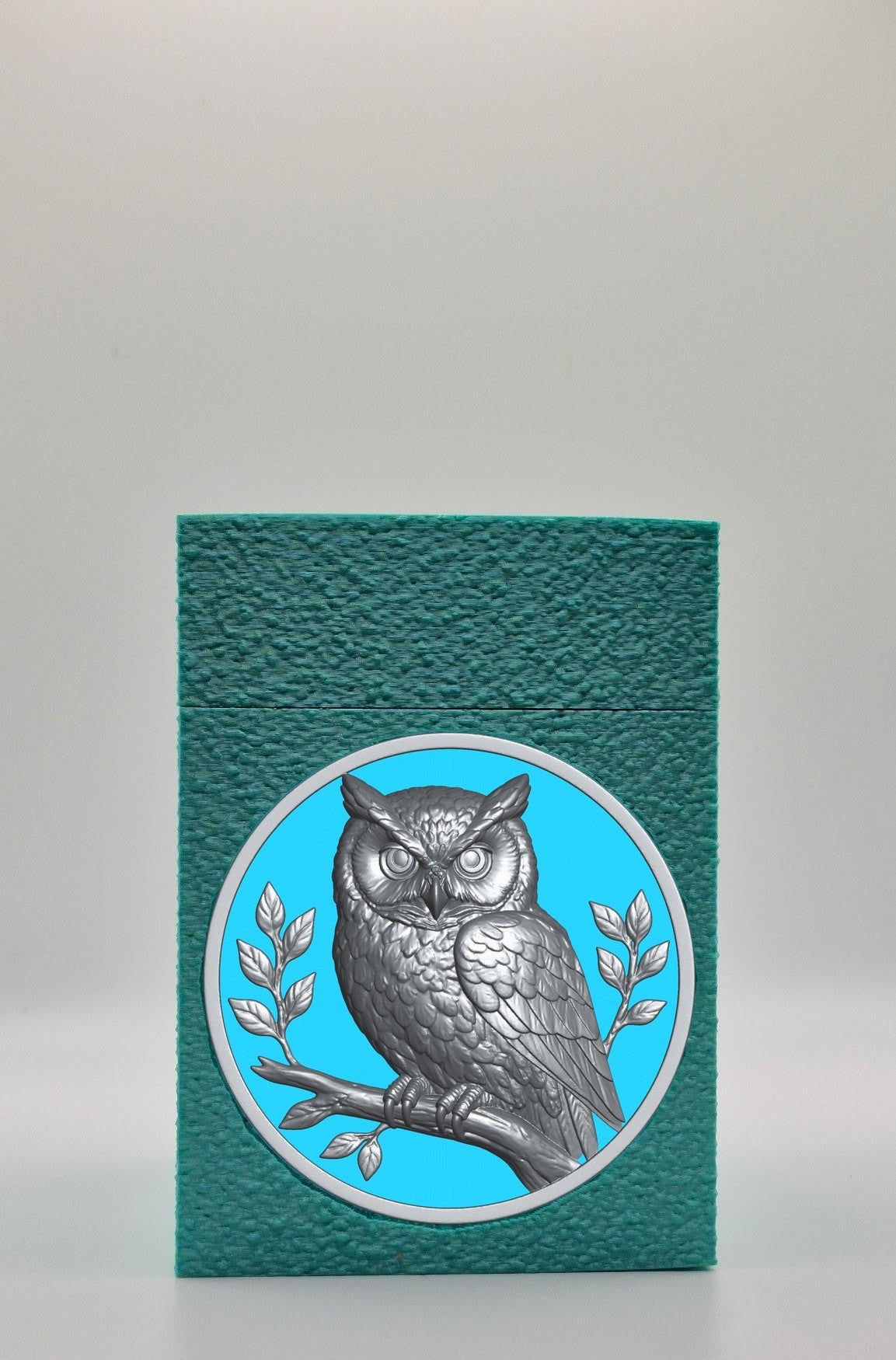 Owl Card Box — Green