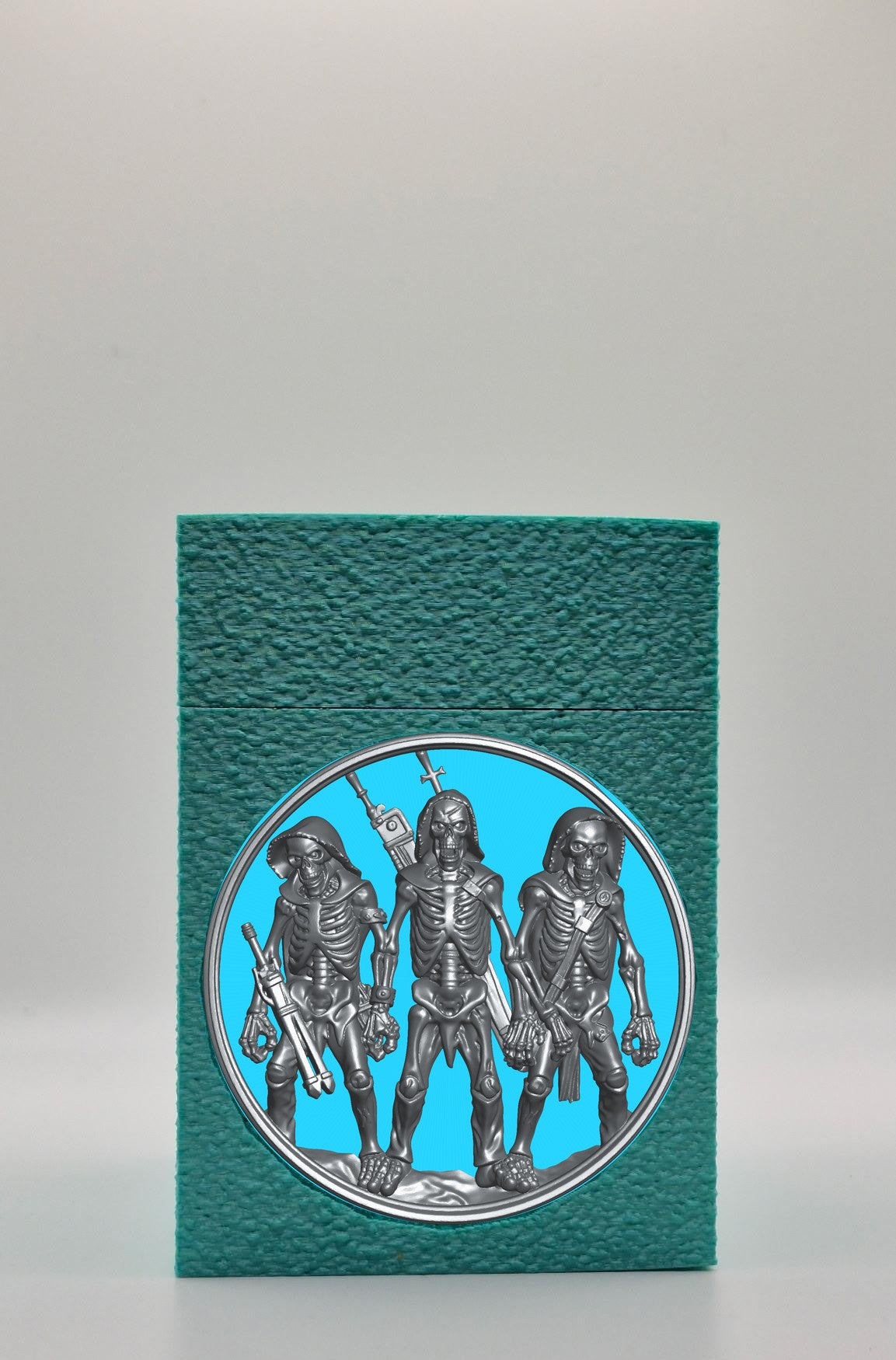 Skeleton Army Card Box — Green