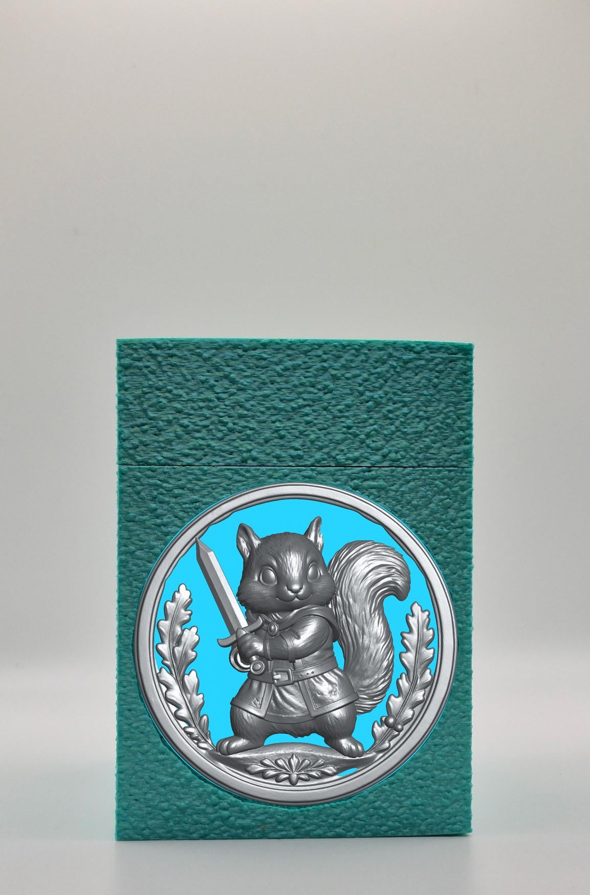 Squirrel Card Box — Green