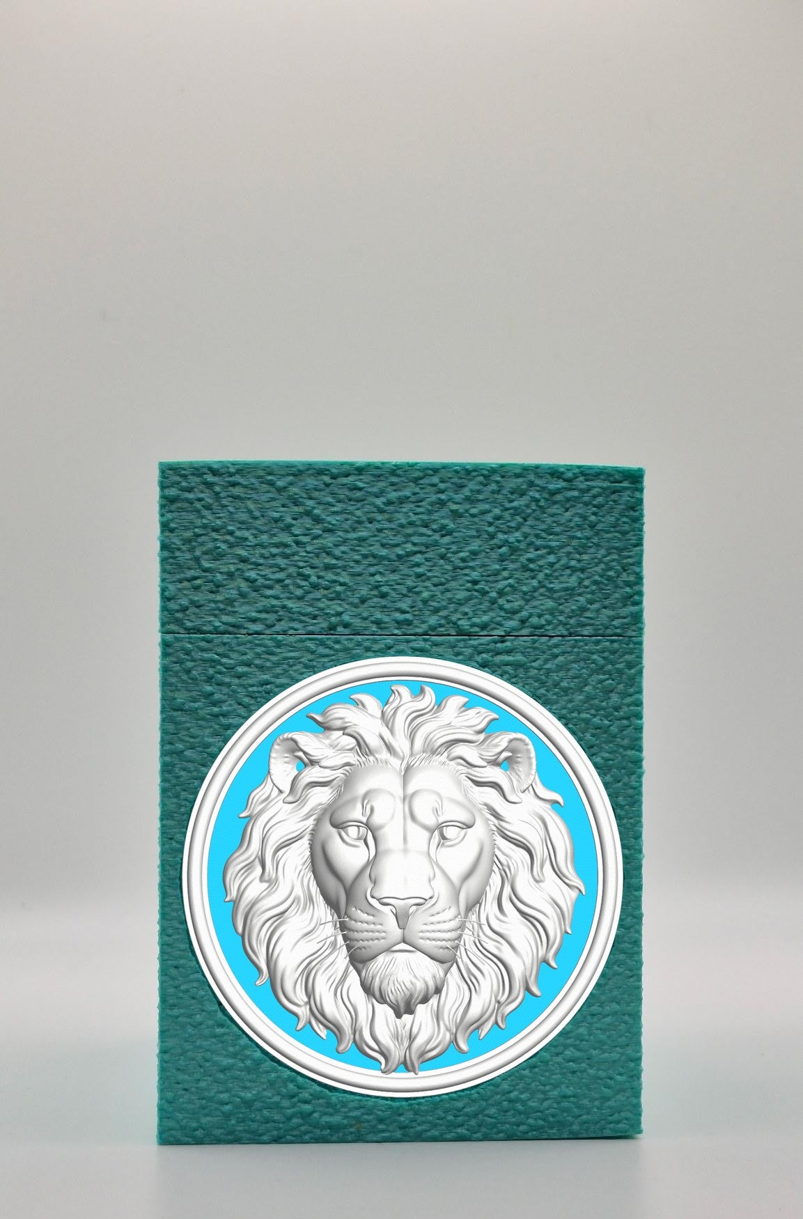 Lion Card Box — Green
