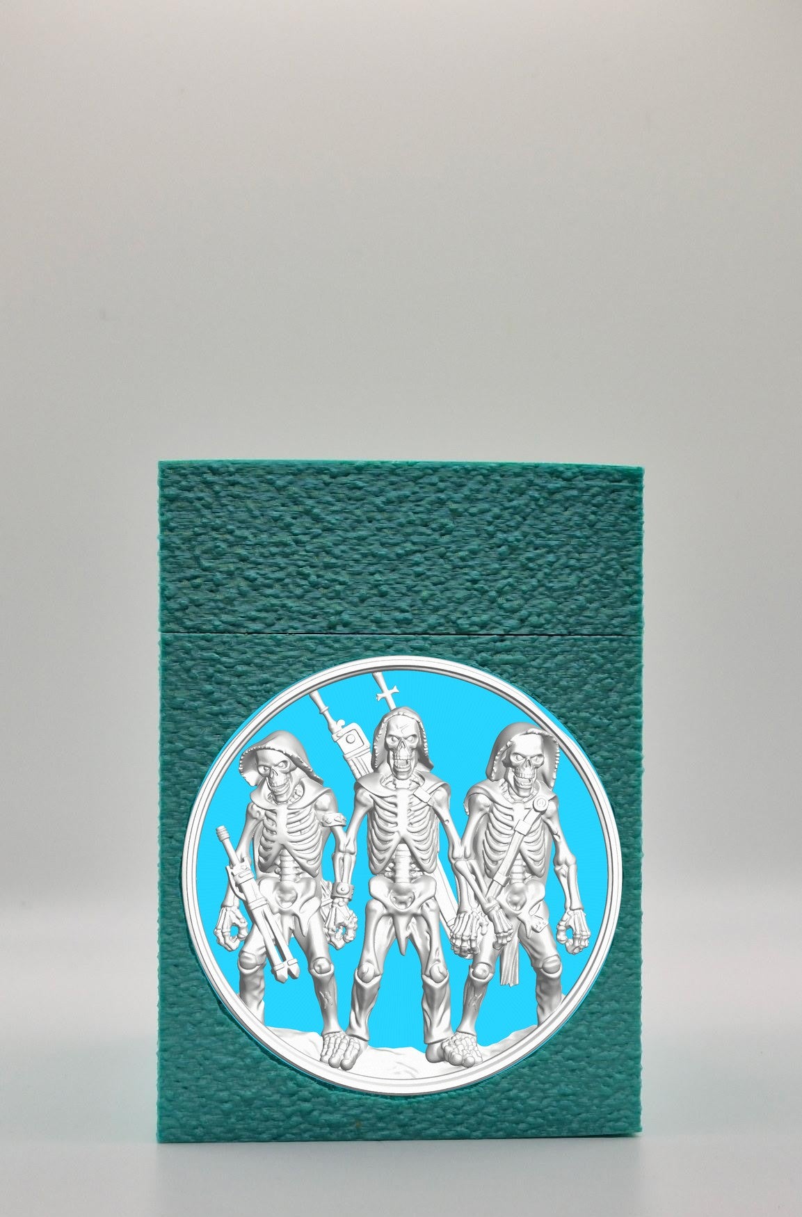 Skeleton Army Card Box — Green