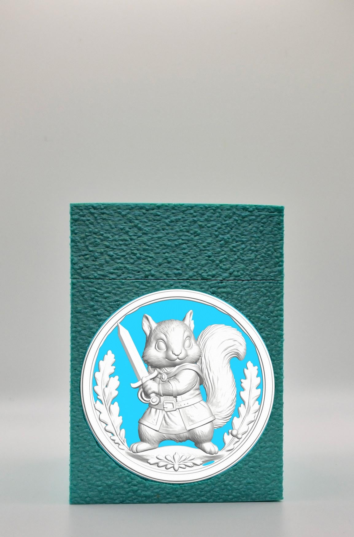Squirrel Card Box — Green