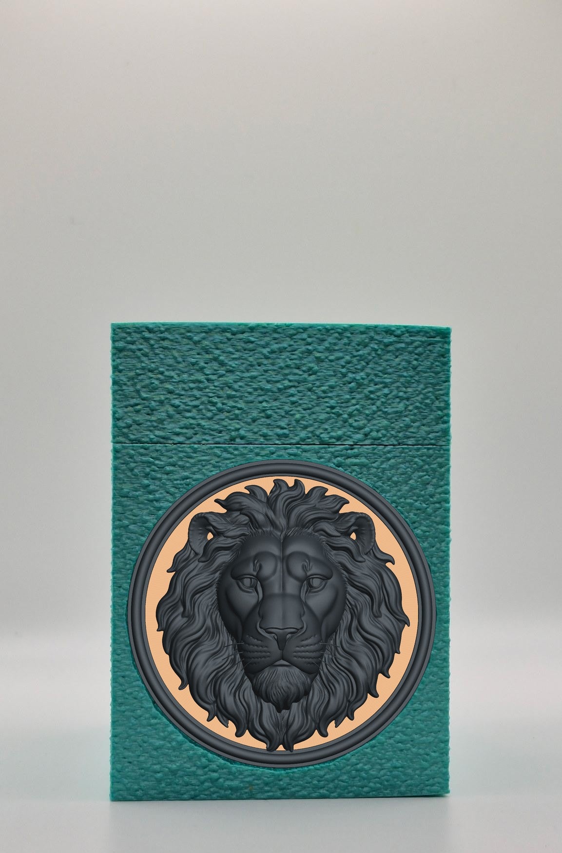 Lion Card Box — Green