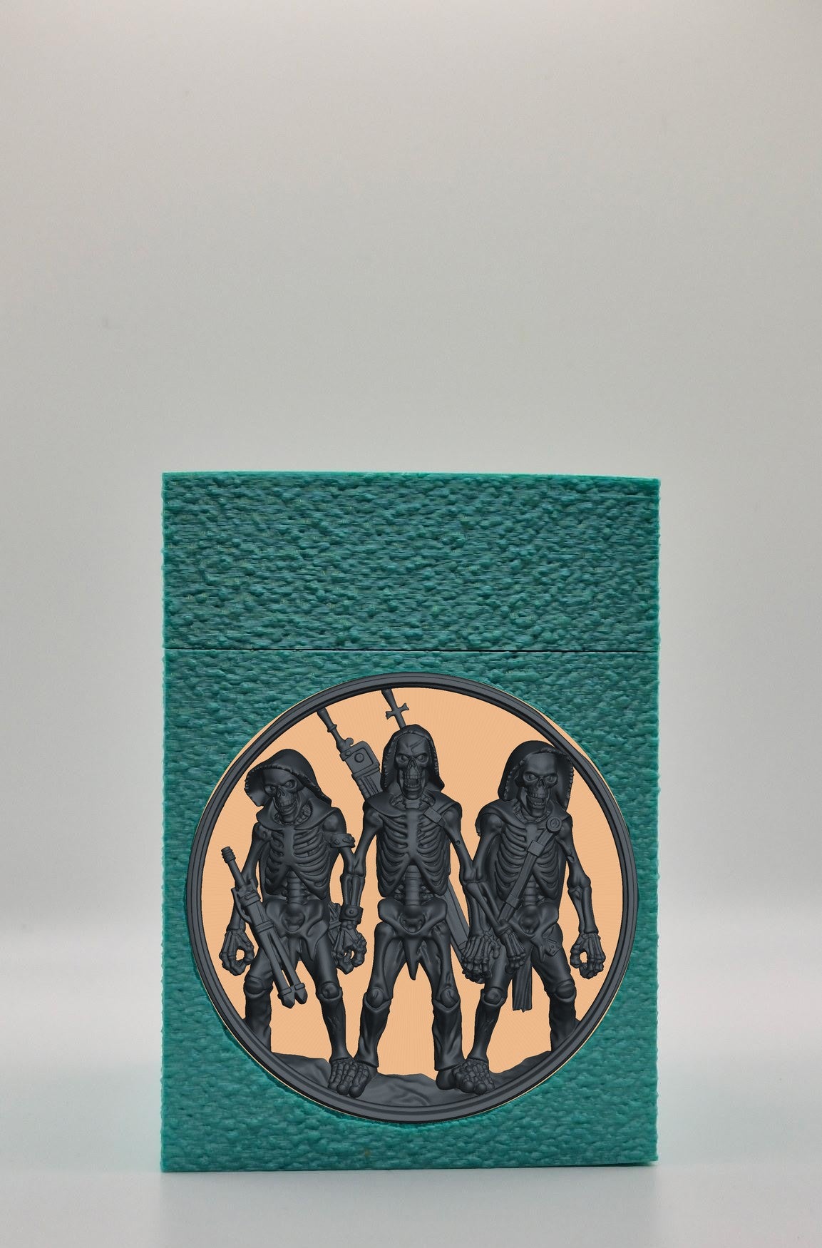 Skeleton Army Card Box — Green