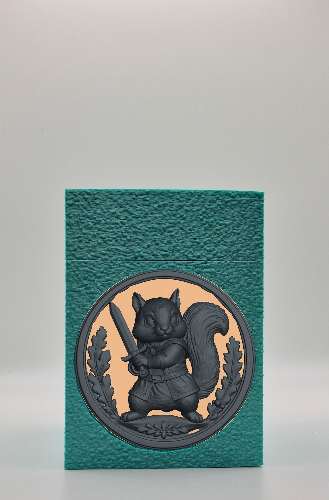Squirrel Card Box — Green