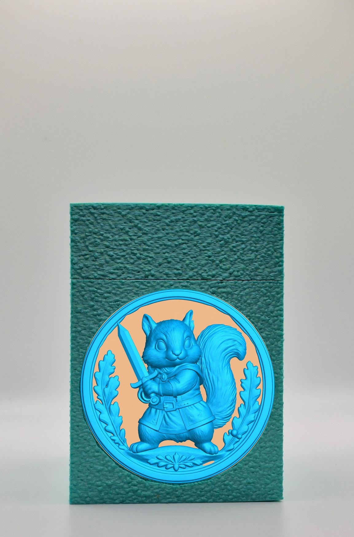 Squirrel Card Box — Green