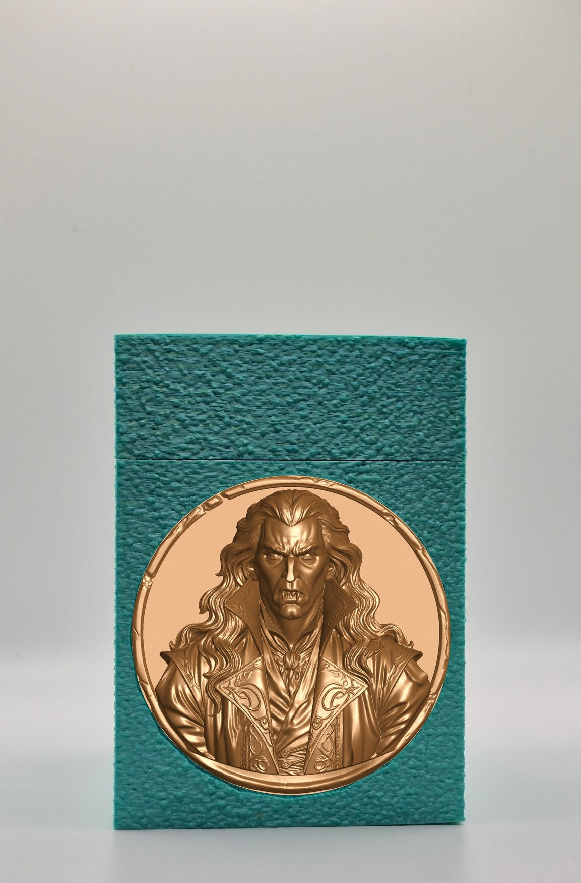 Gothic Vampire Card Box — Green