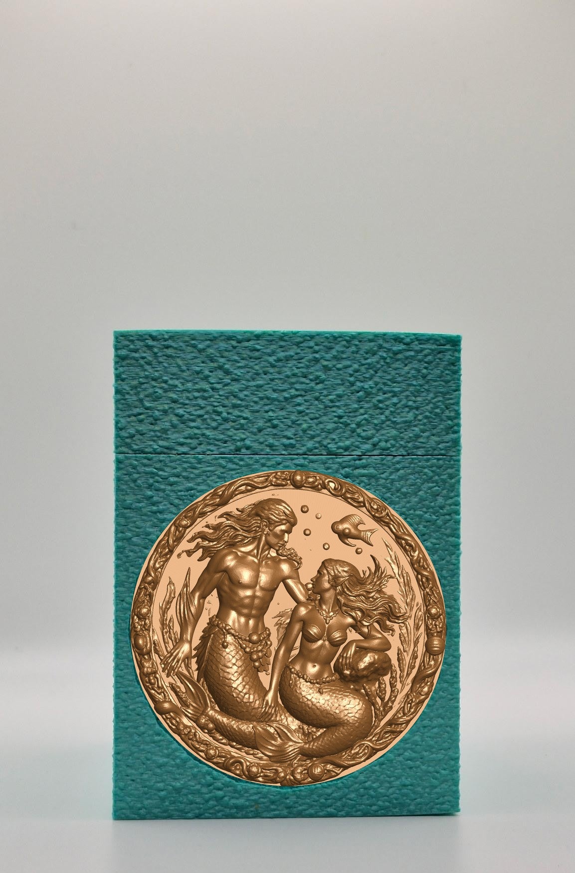 Merfolk Card Box — Green