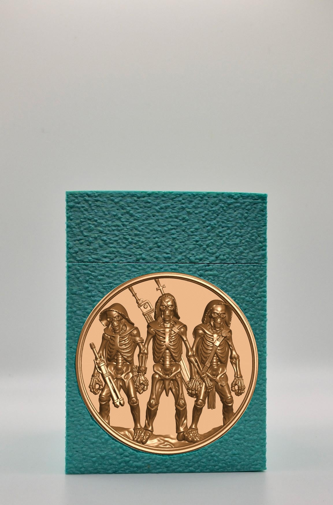 Skeleton Army Card Box — Green