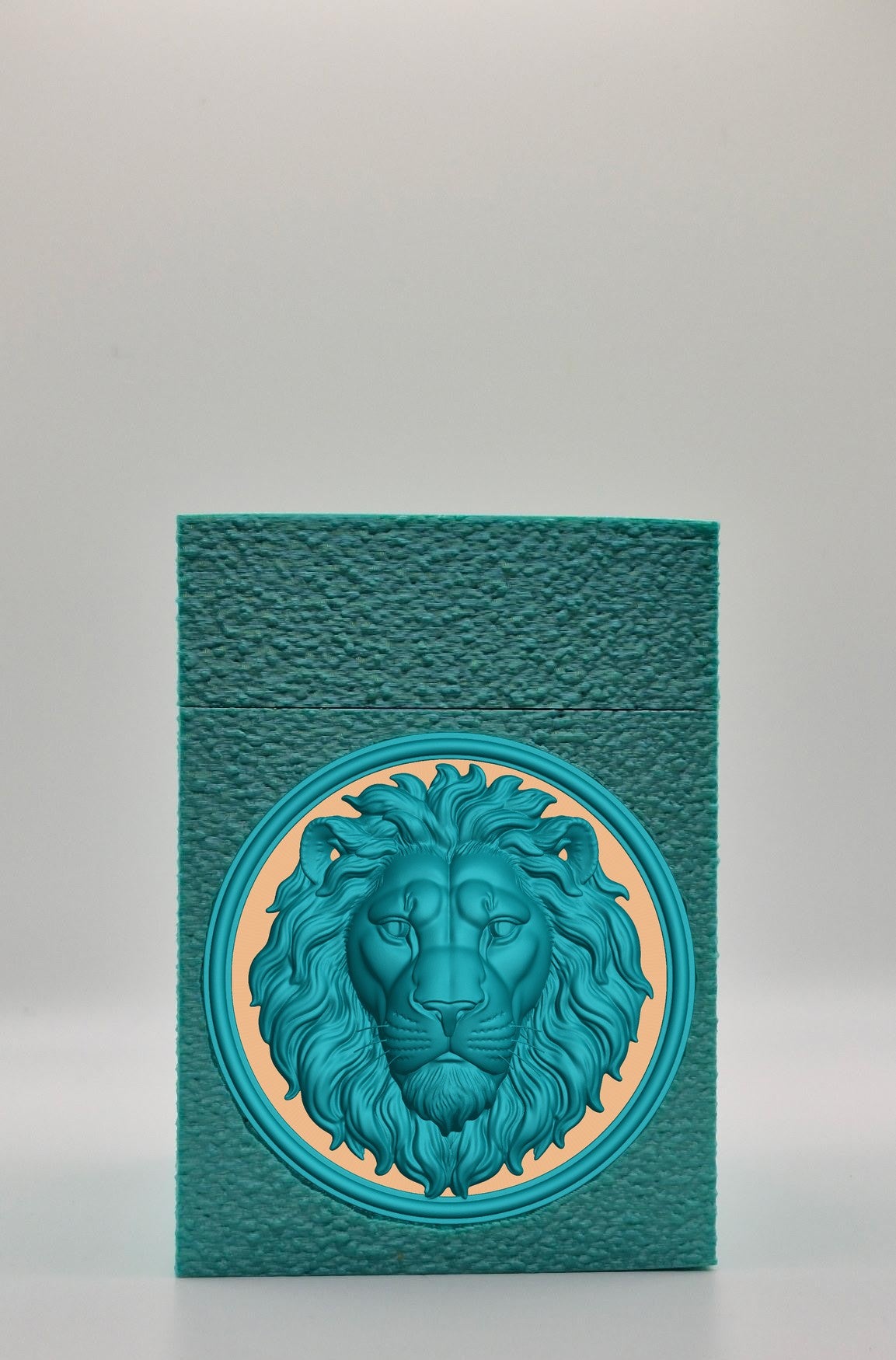 Lion Card Box — Green