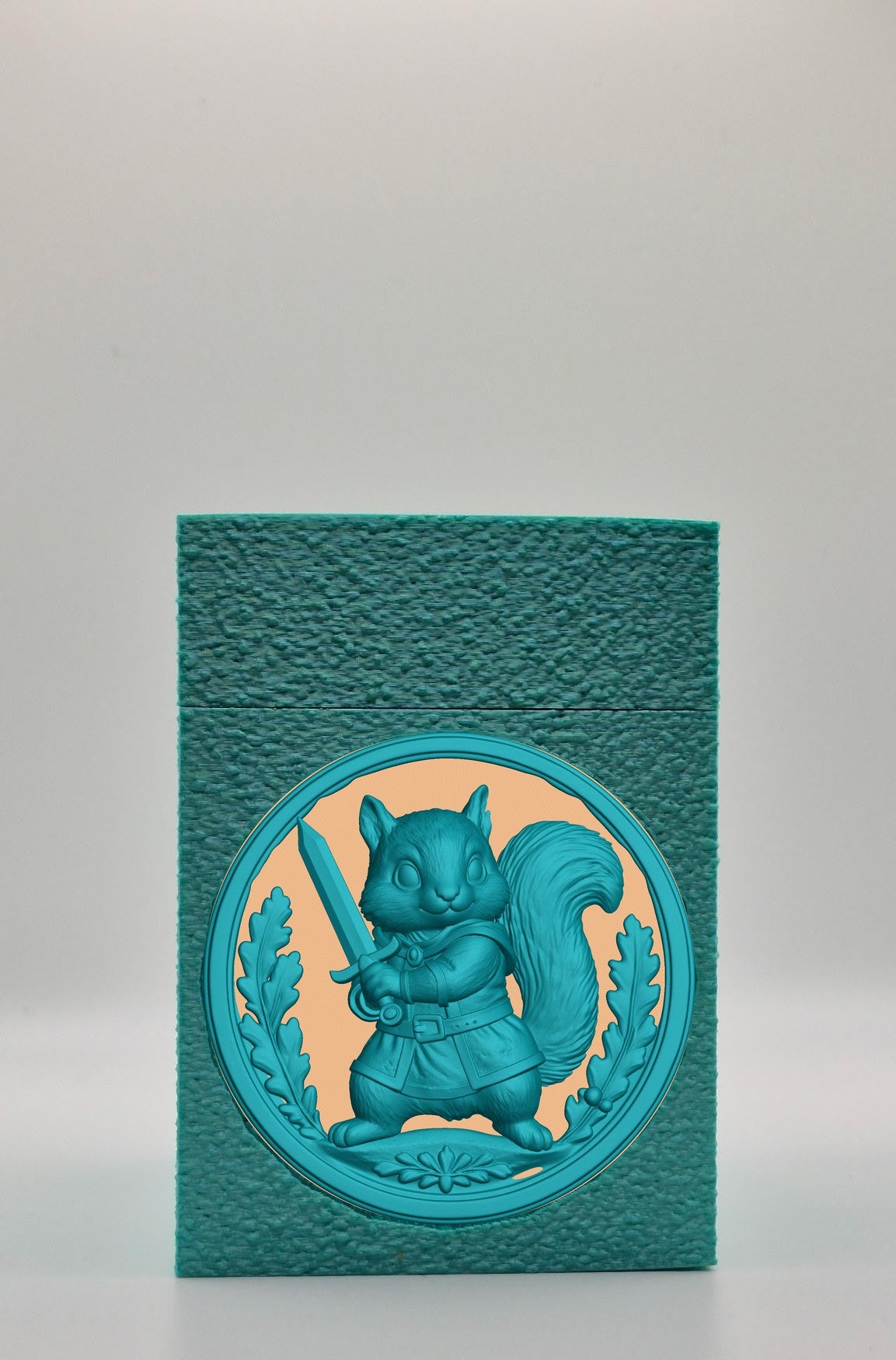 Squirrel Card Box — Green