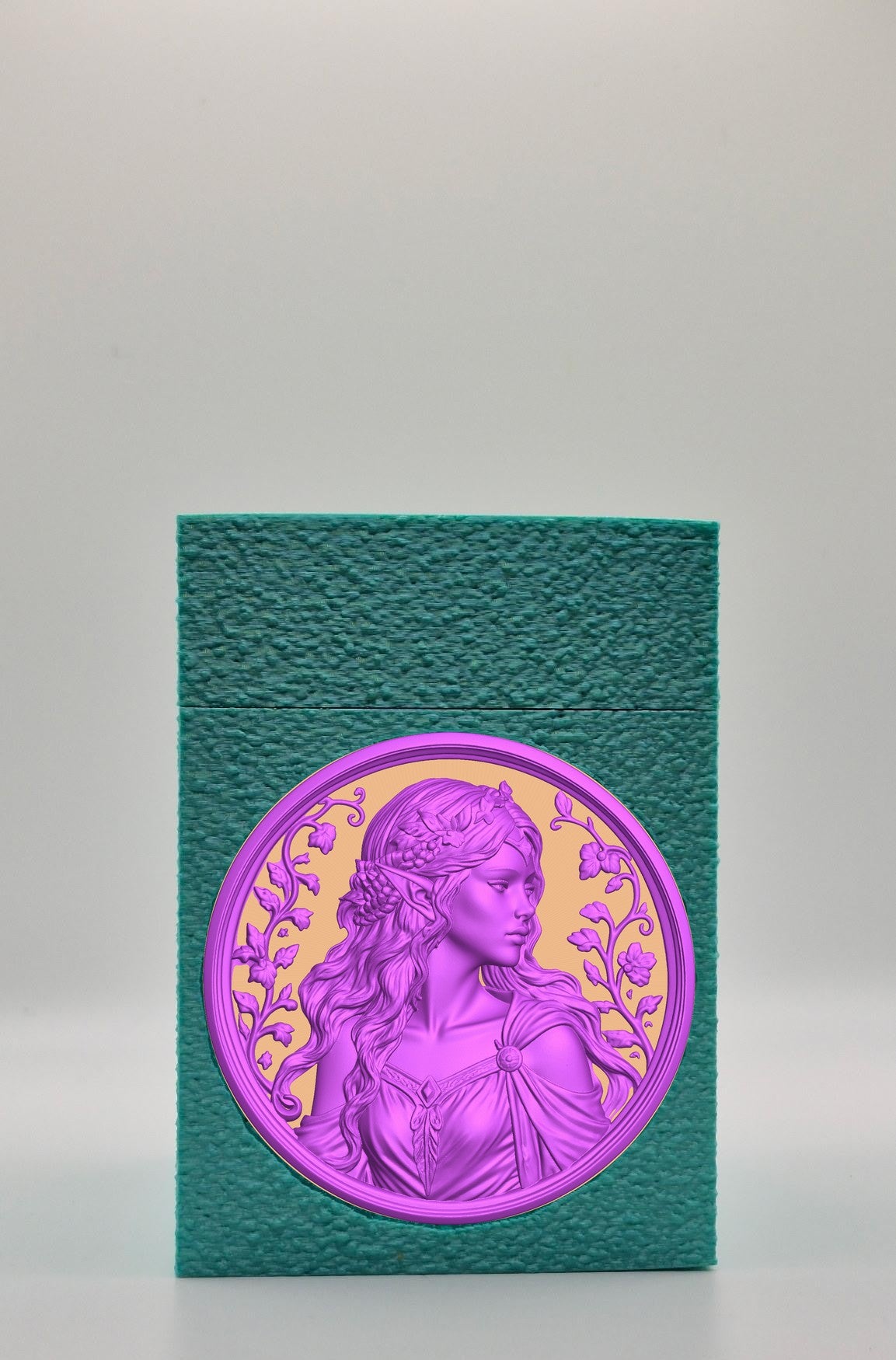 Elf Maiden Card Box — Green