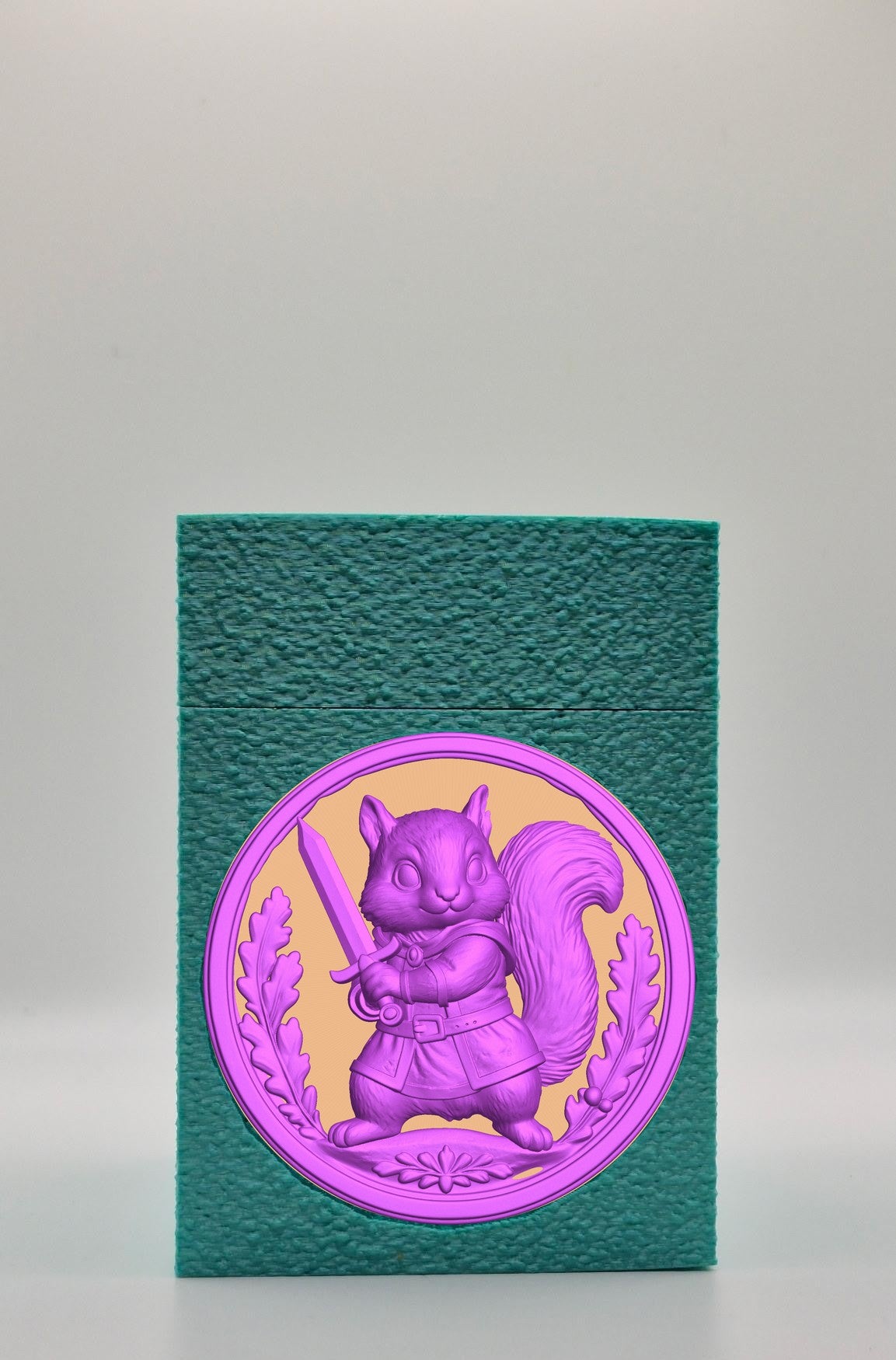 Squirrel Card Box — Green