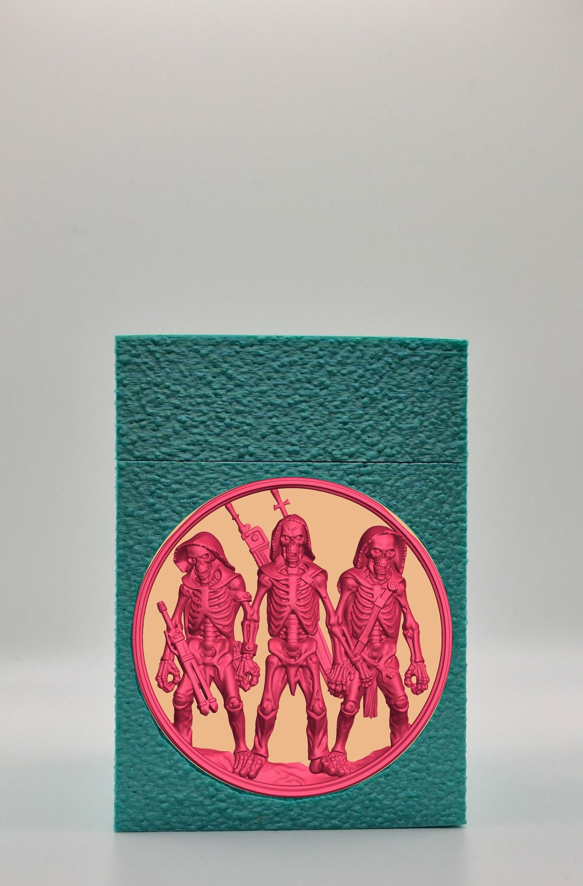 Skeleton Army Card Box — Green