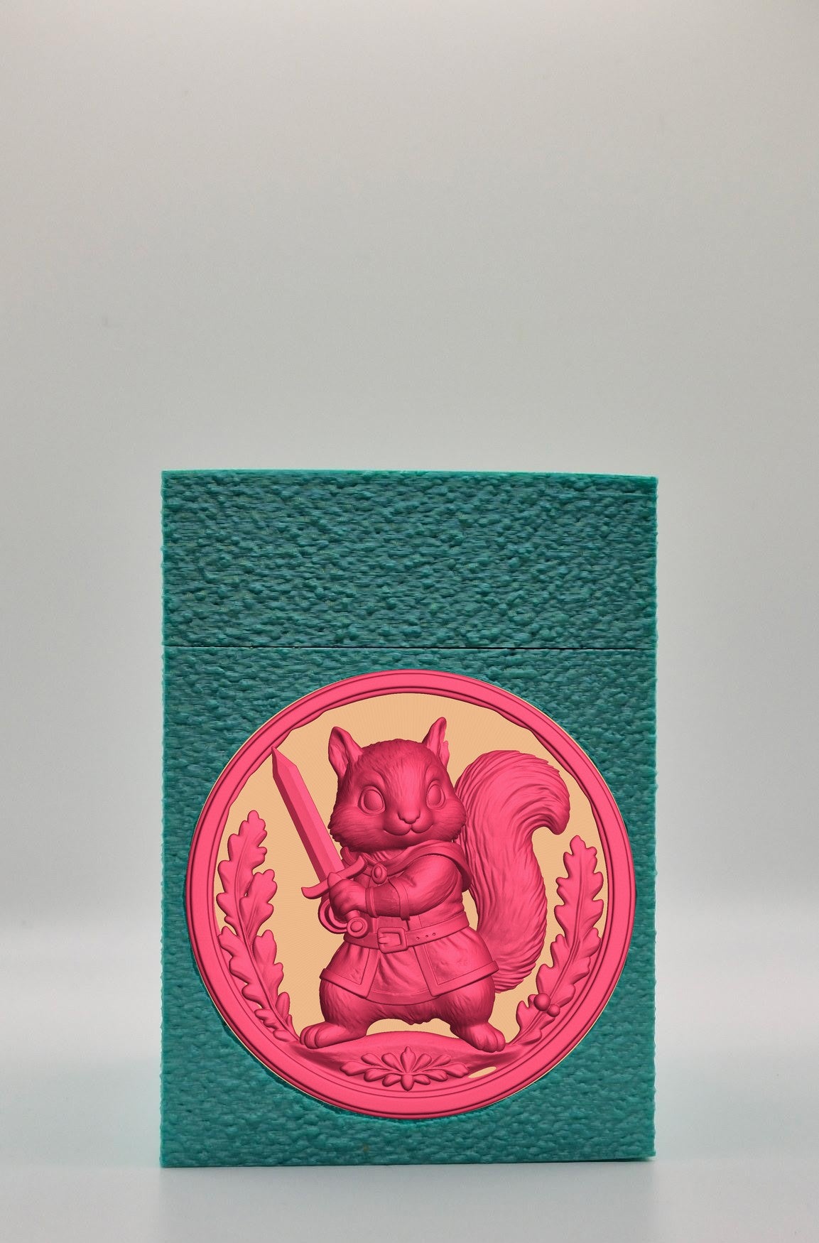 Squirrel Card Box — Green