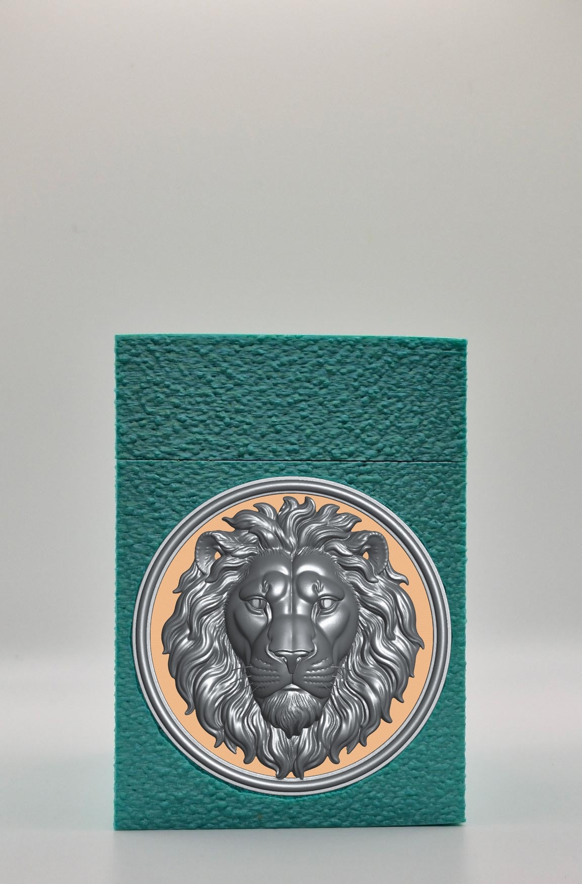 Lion Card Box — Green