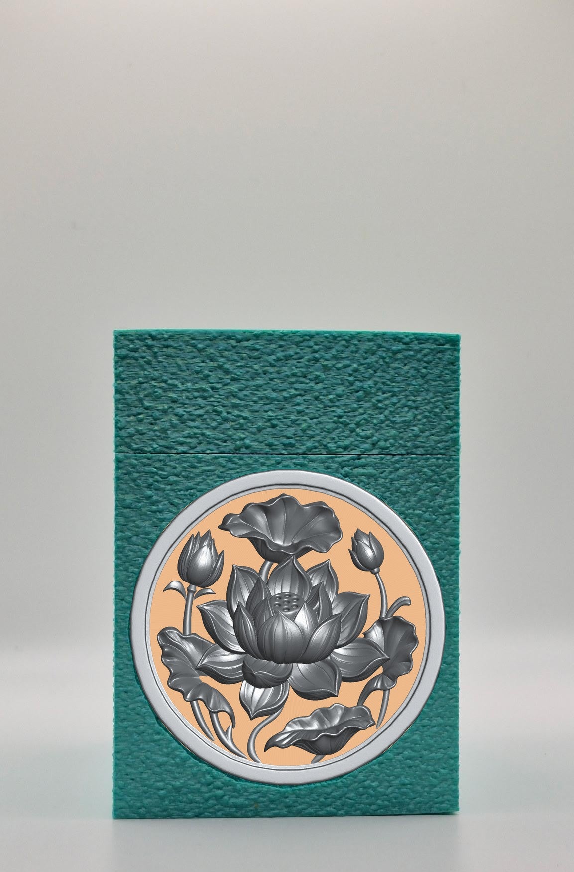 Lotus Card Box — Green
