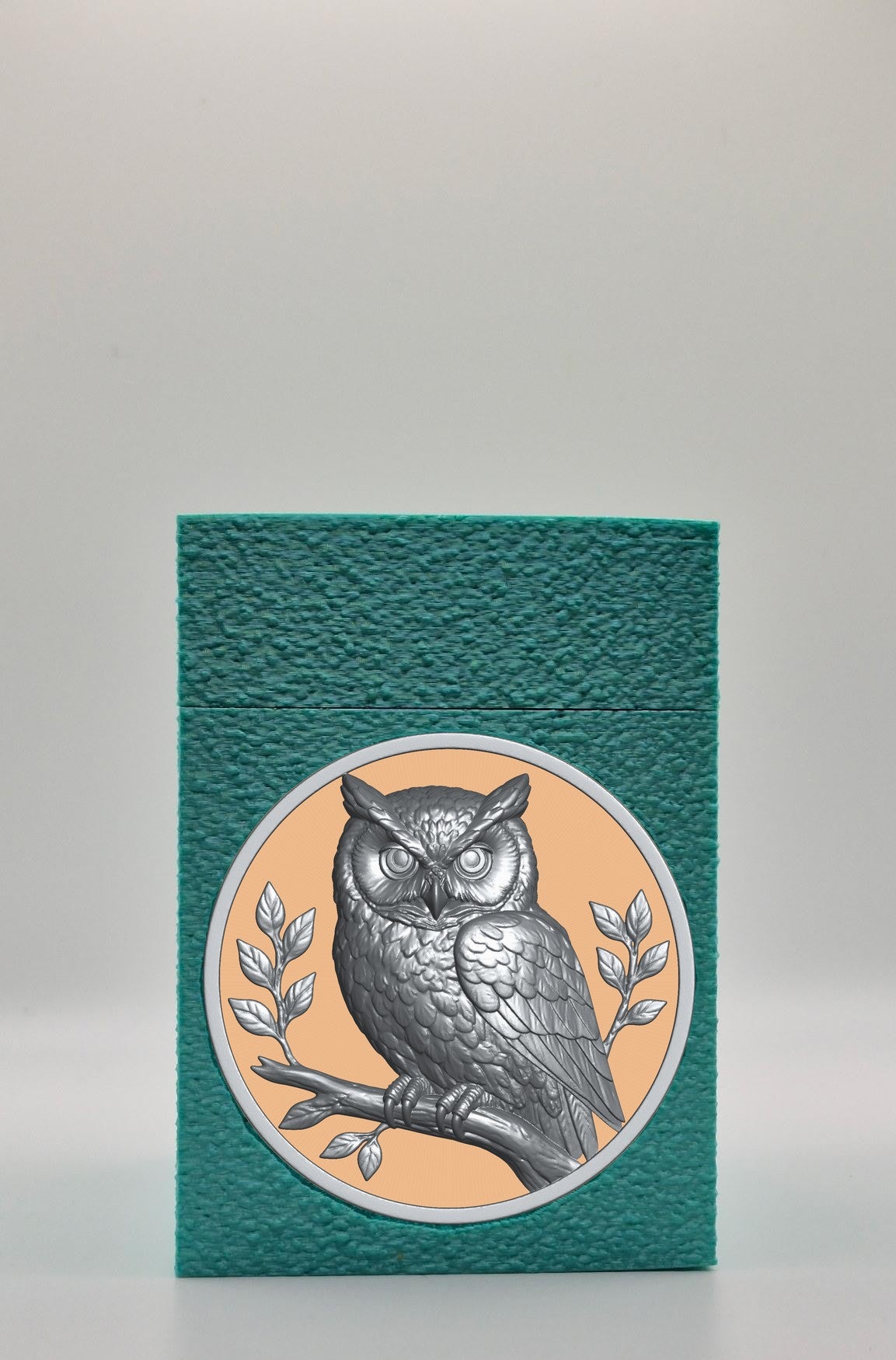 Owl Card Box — Green