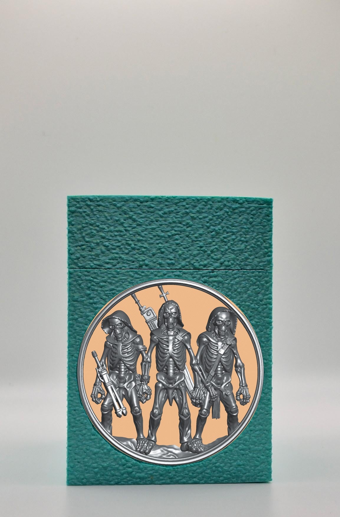 Skeleton Army Card Box — Green