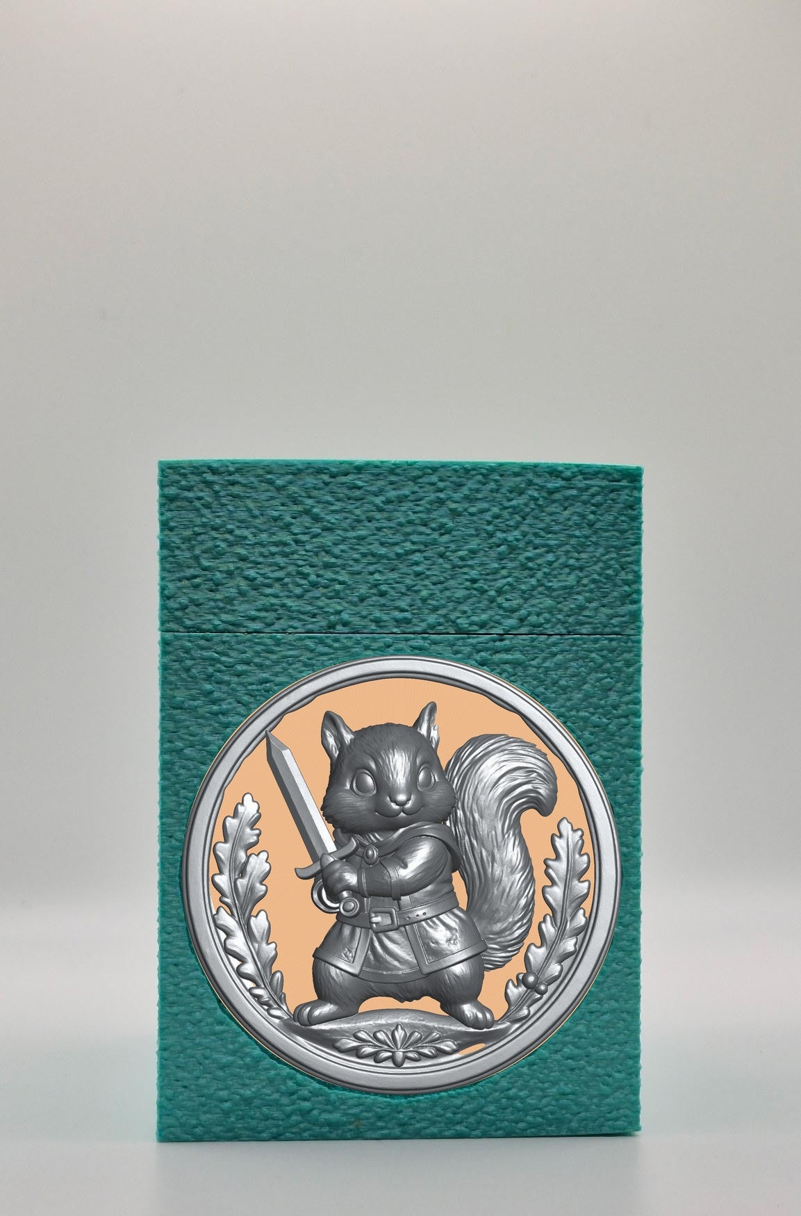 Squirrel Card Box — Green