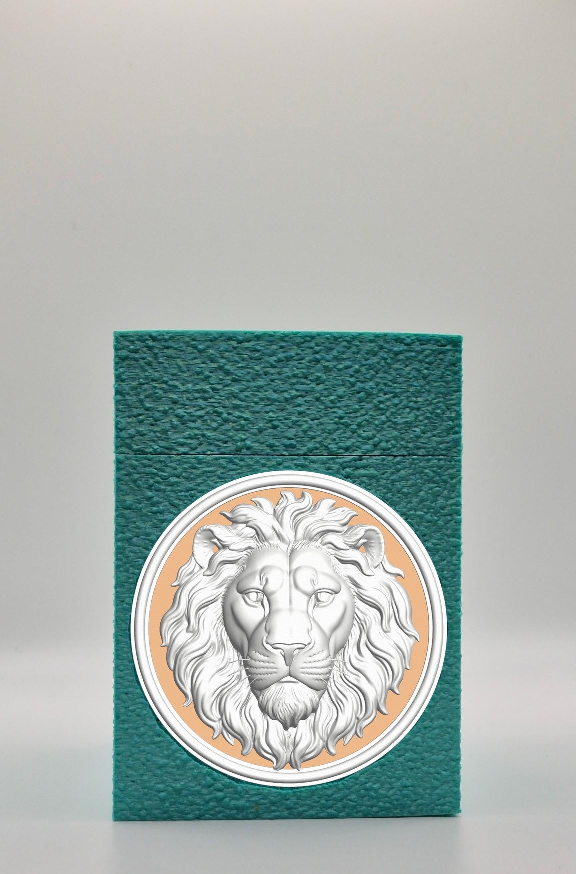 Lion Card Box — Green