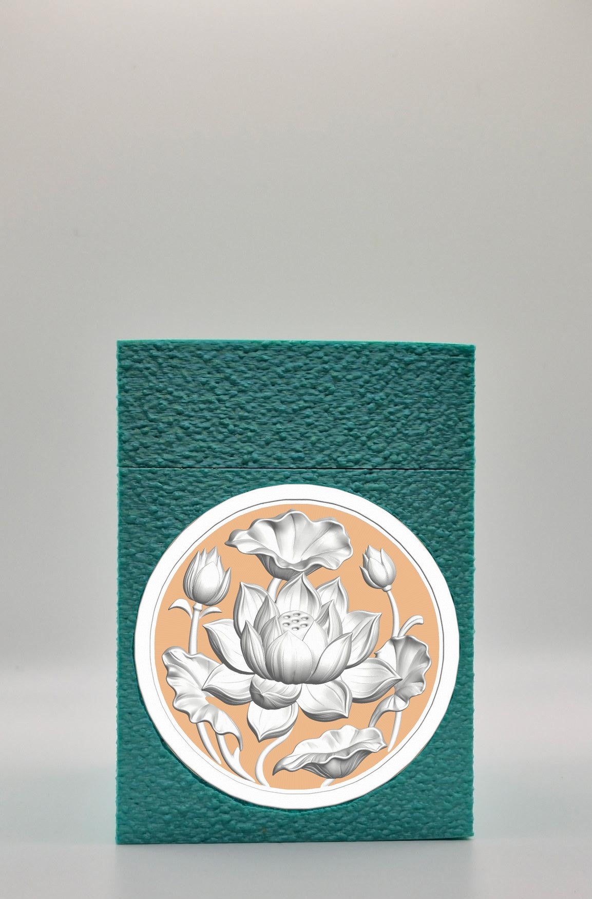 Lotus Card Box — Green