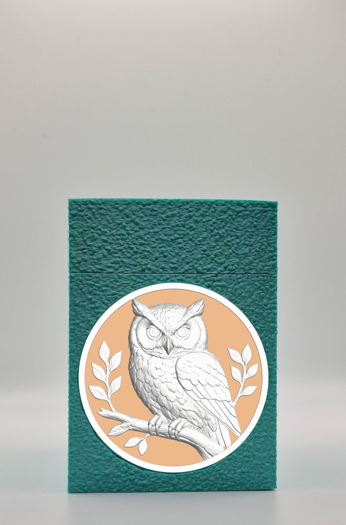 Owl Card Box — Green