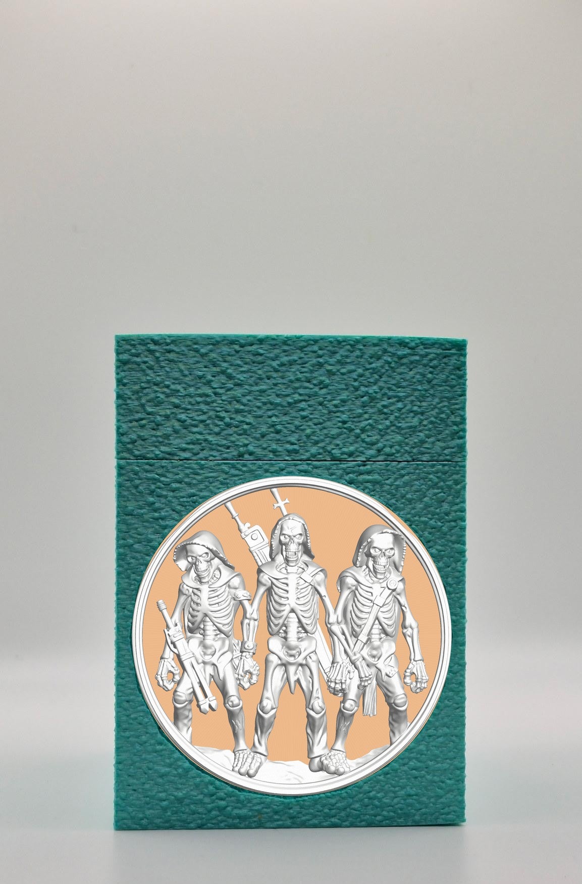 Skeleton Army Card Box — Green