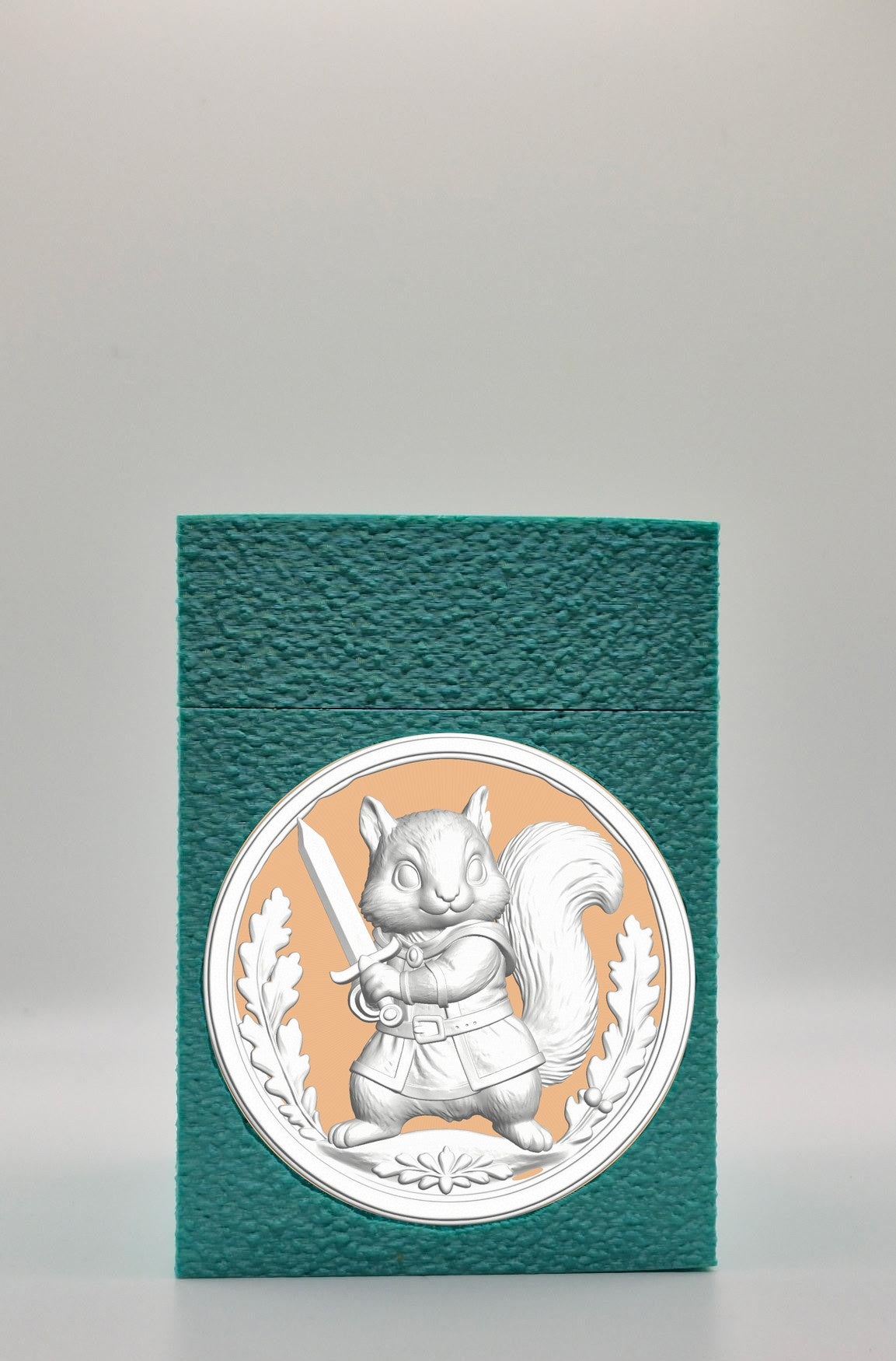 Squirrel Card Box — Green