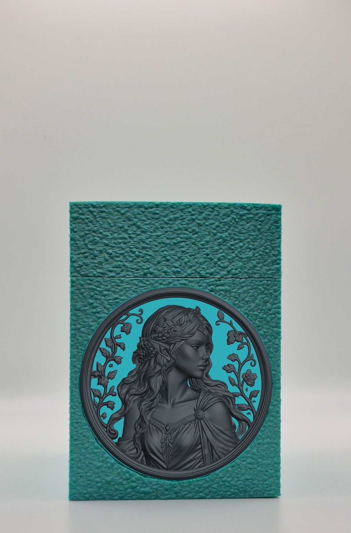 Elf Maiden Card Box — Green