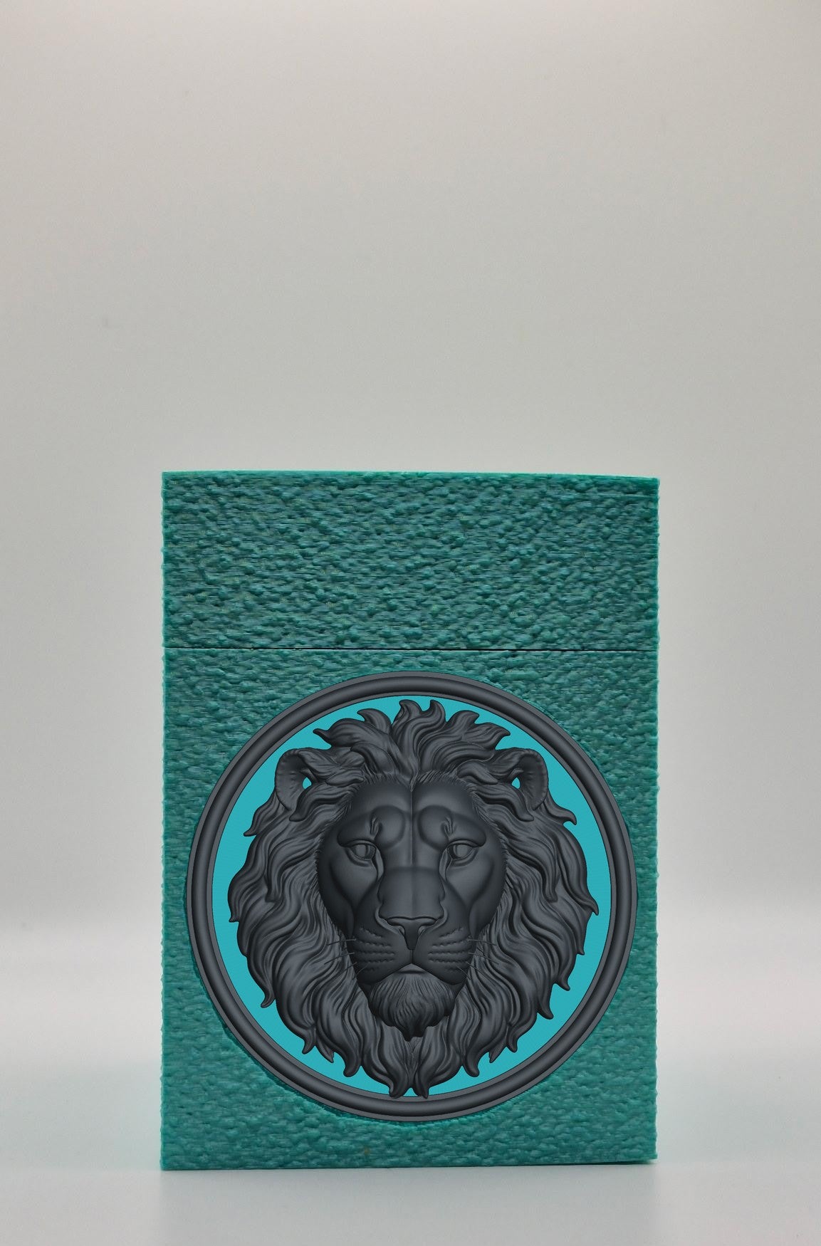 Lion Card Box — Green