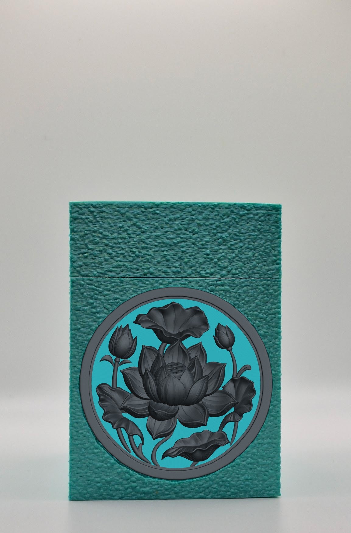 Lotus Card Box — Green