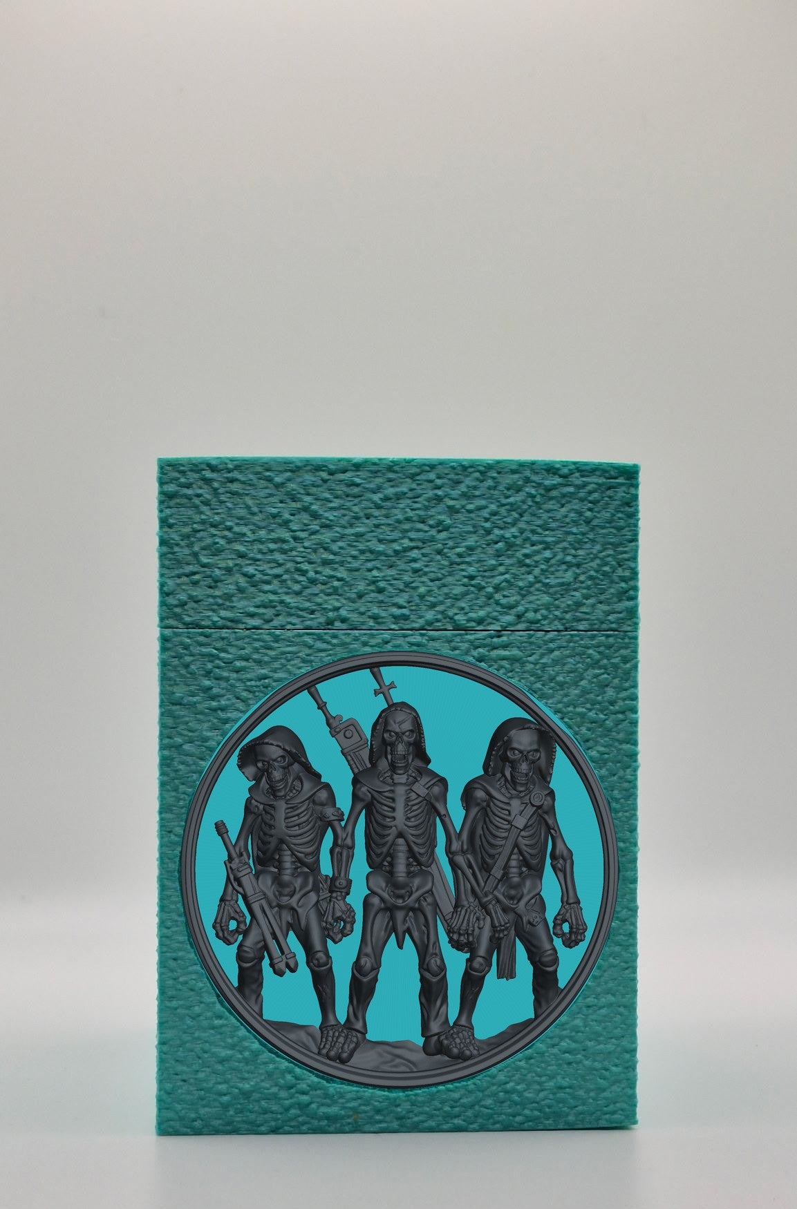 Skeleton Army Card Box — Green