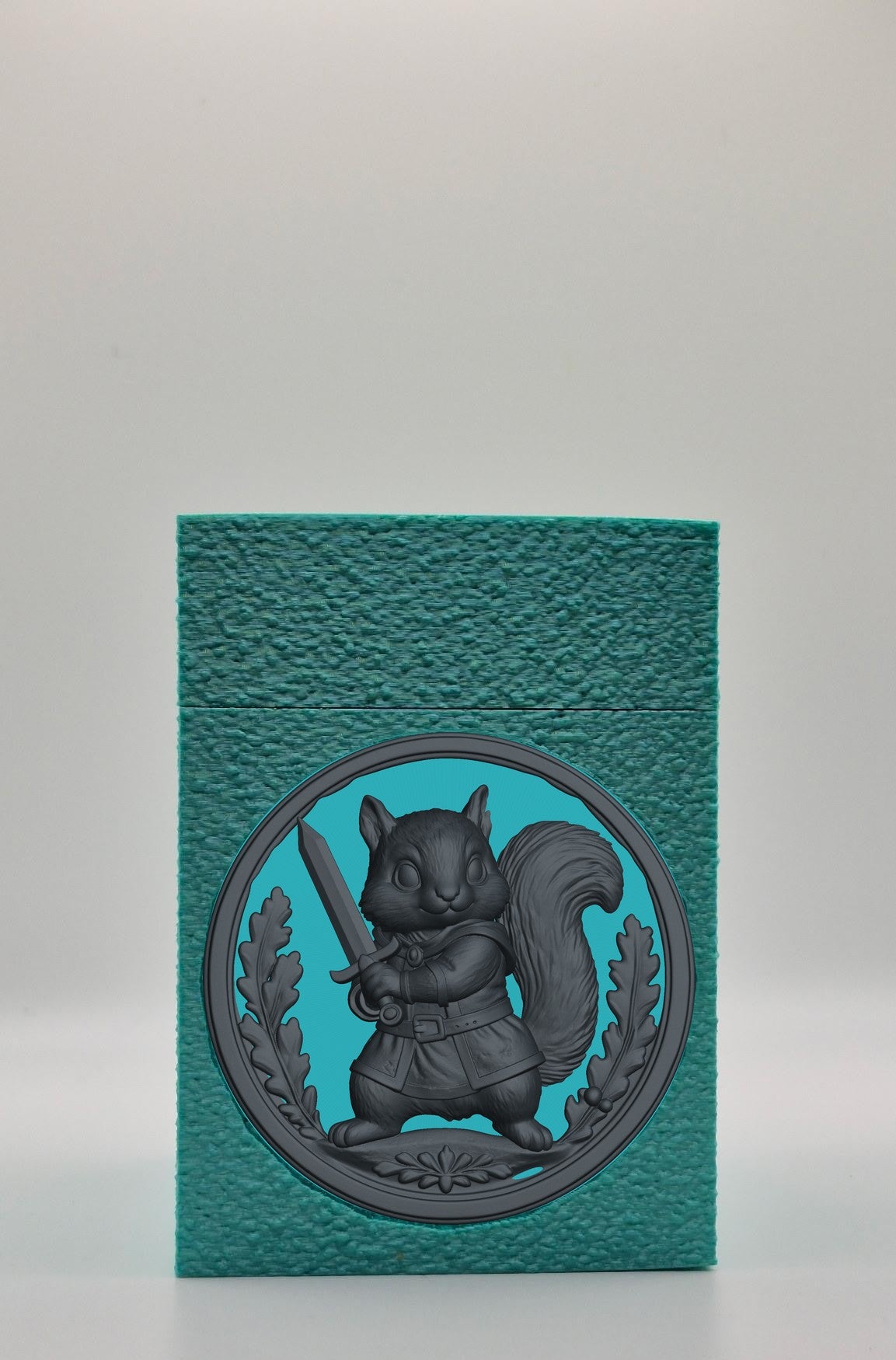 Squirrel Card Box — Green