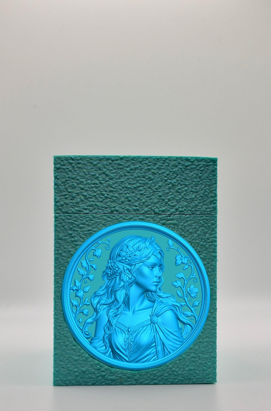 Elf Maiden Card Box — Green