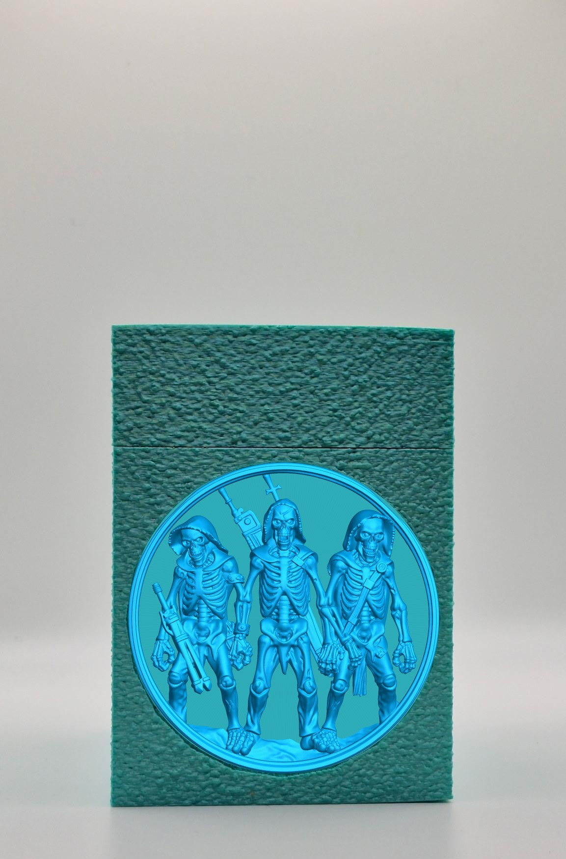 Skeleton Army Card Box — Green