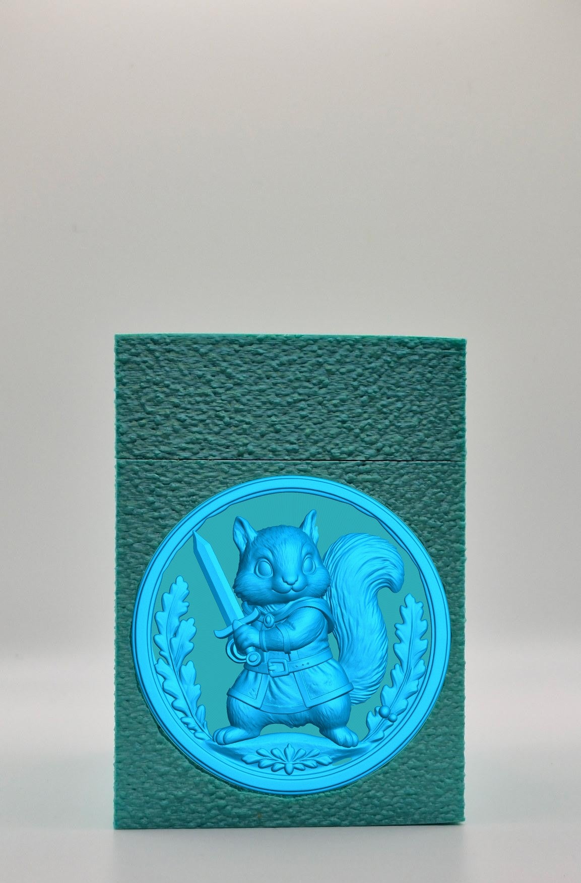 Squirrel Card Box — Green