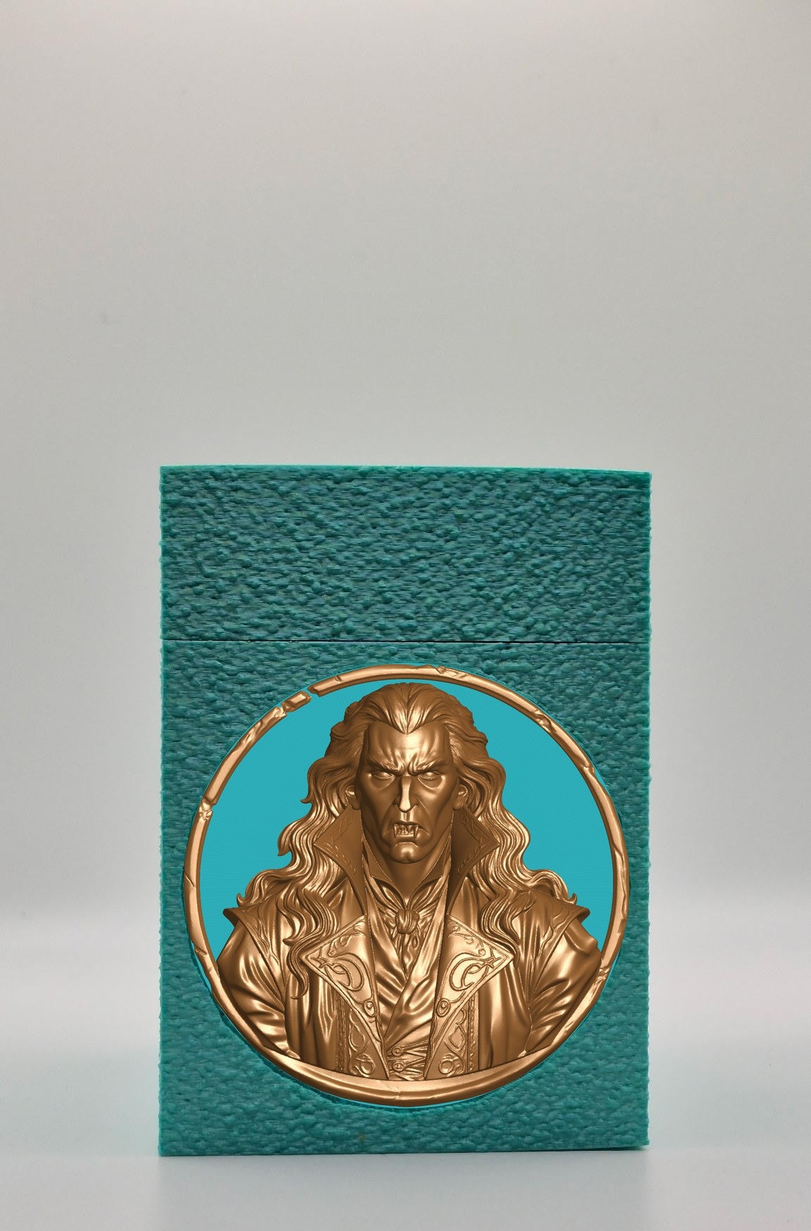 Gothic Vampire Card Box — Green