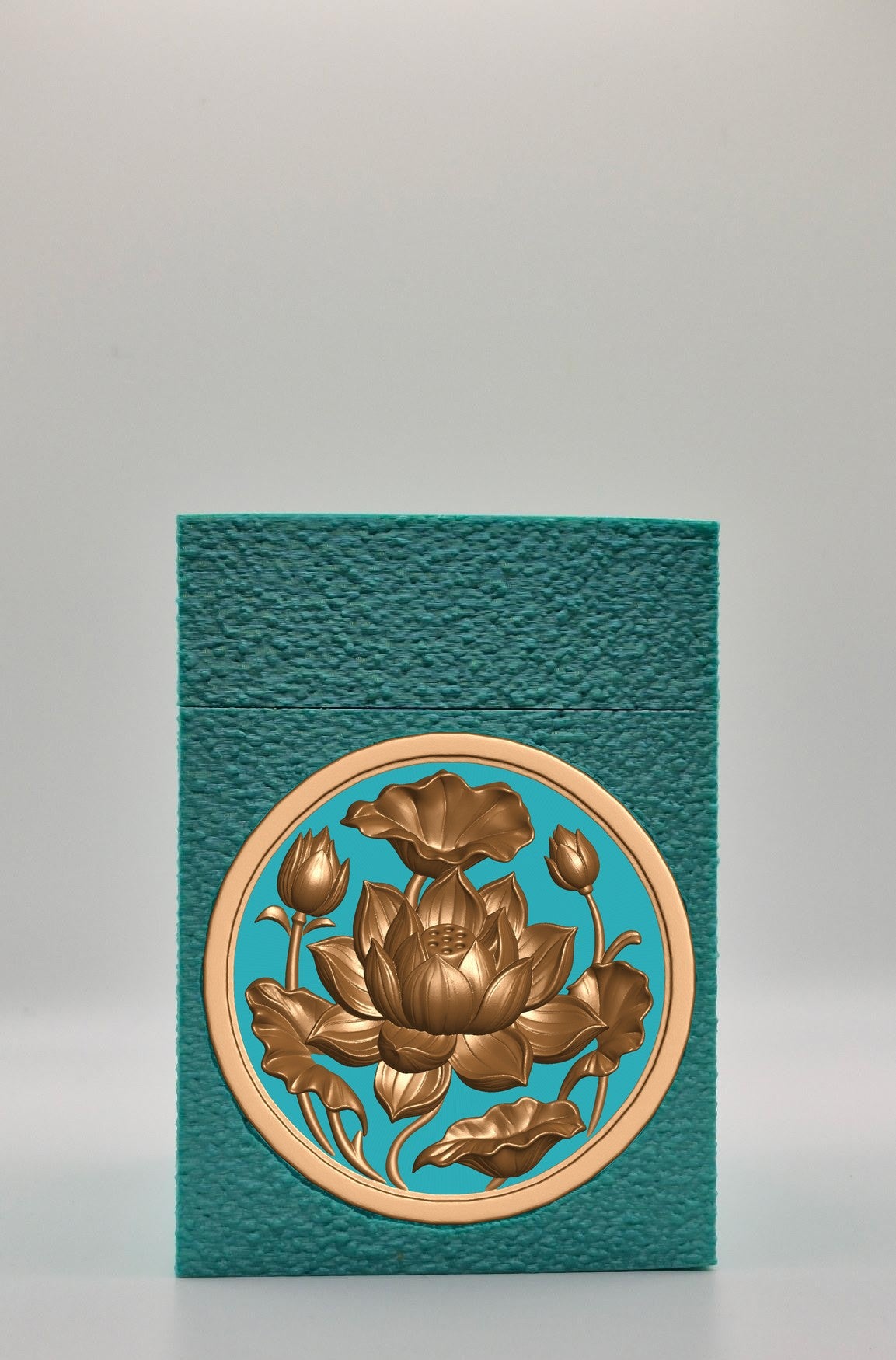 Lotus Card Box — Green