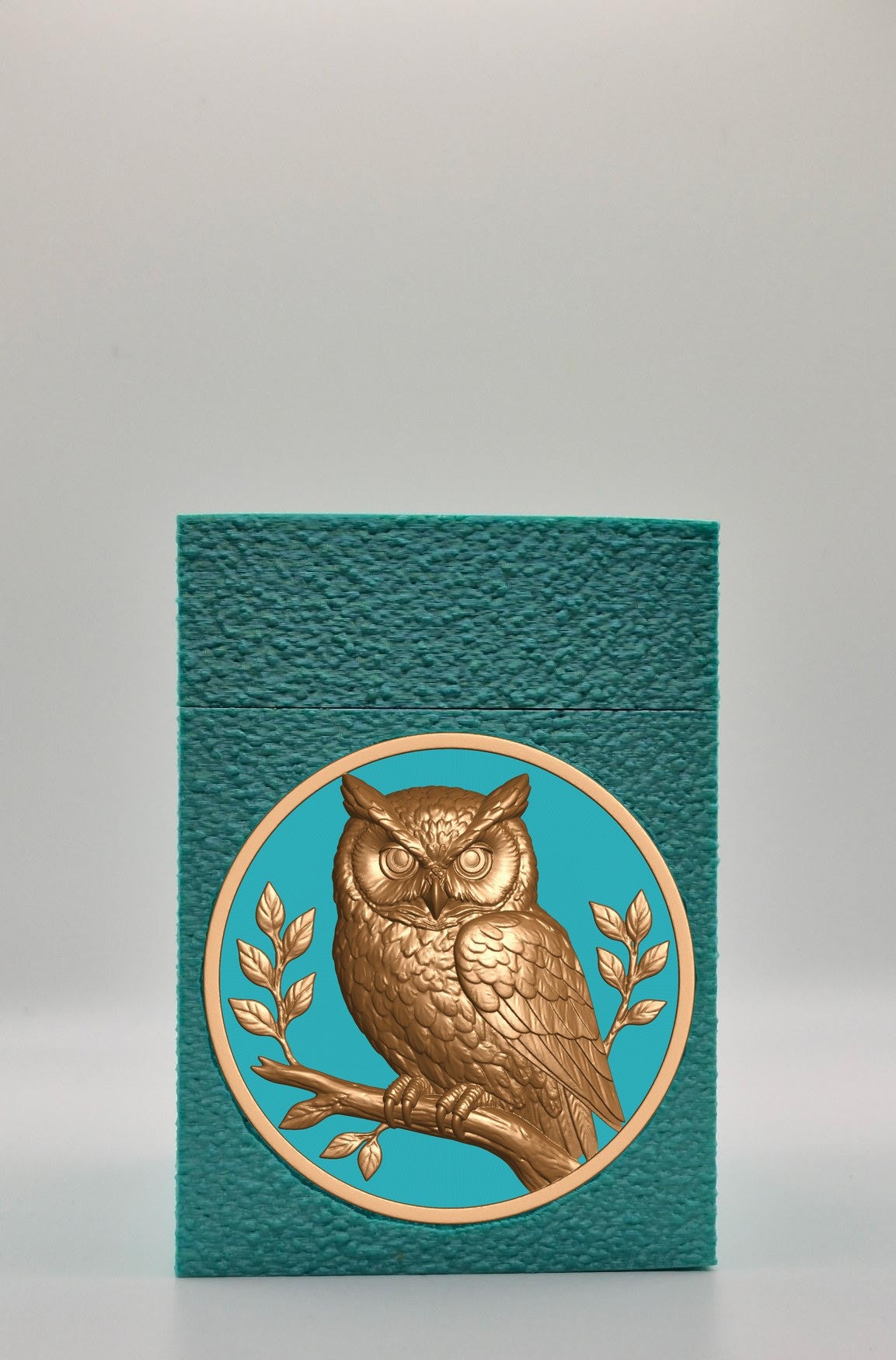 Owl Card Box — Green