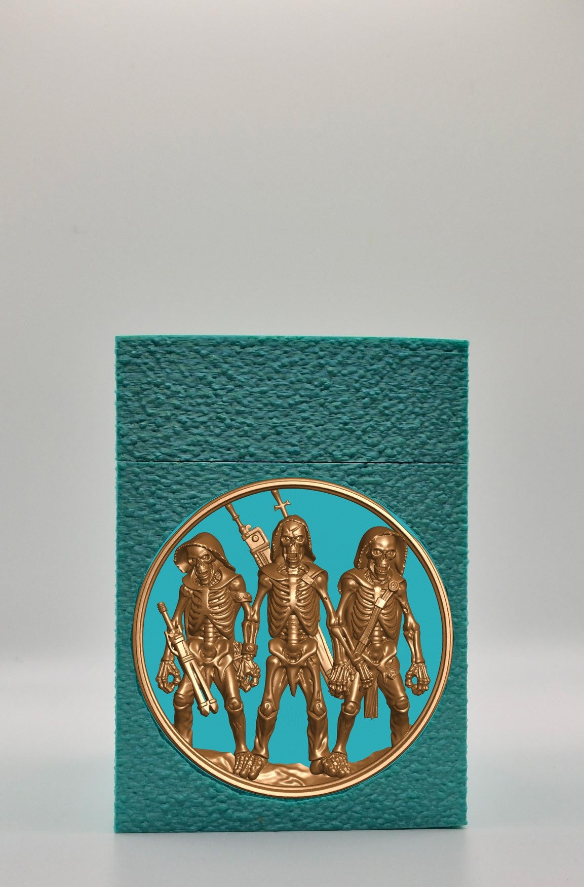 Skeleton Army Card Box — Green