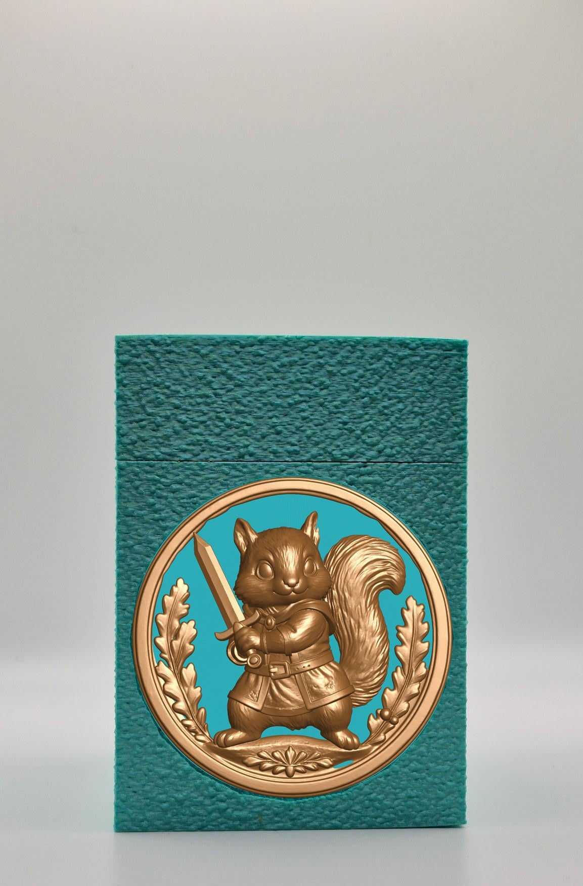 Squirrel Card Box — Green