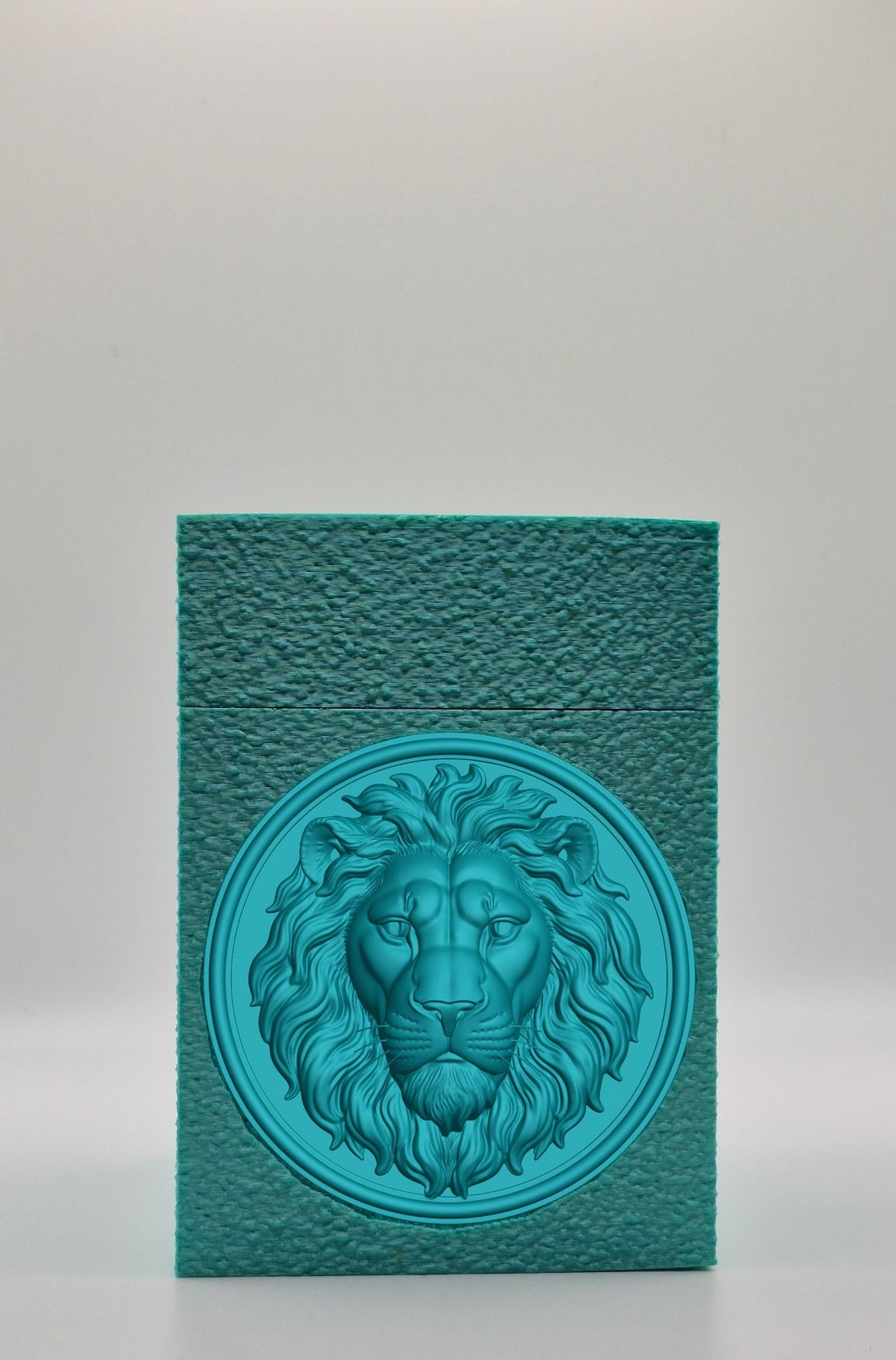 Lion Card Box — Green