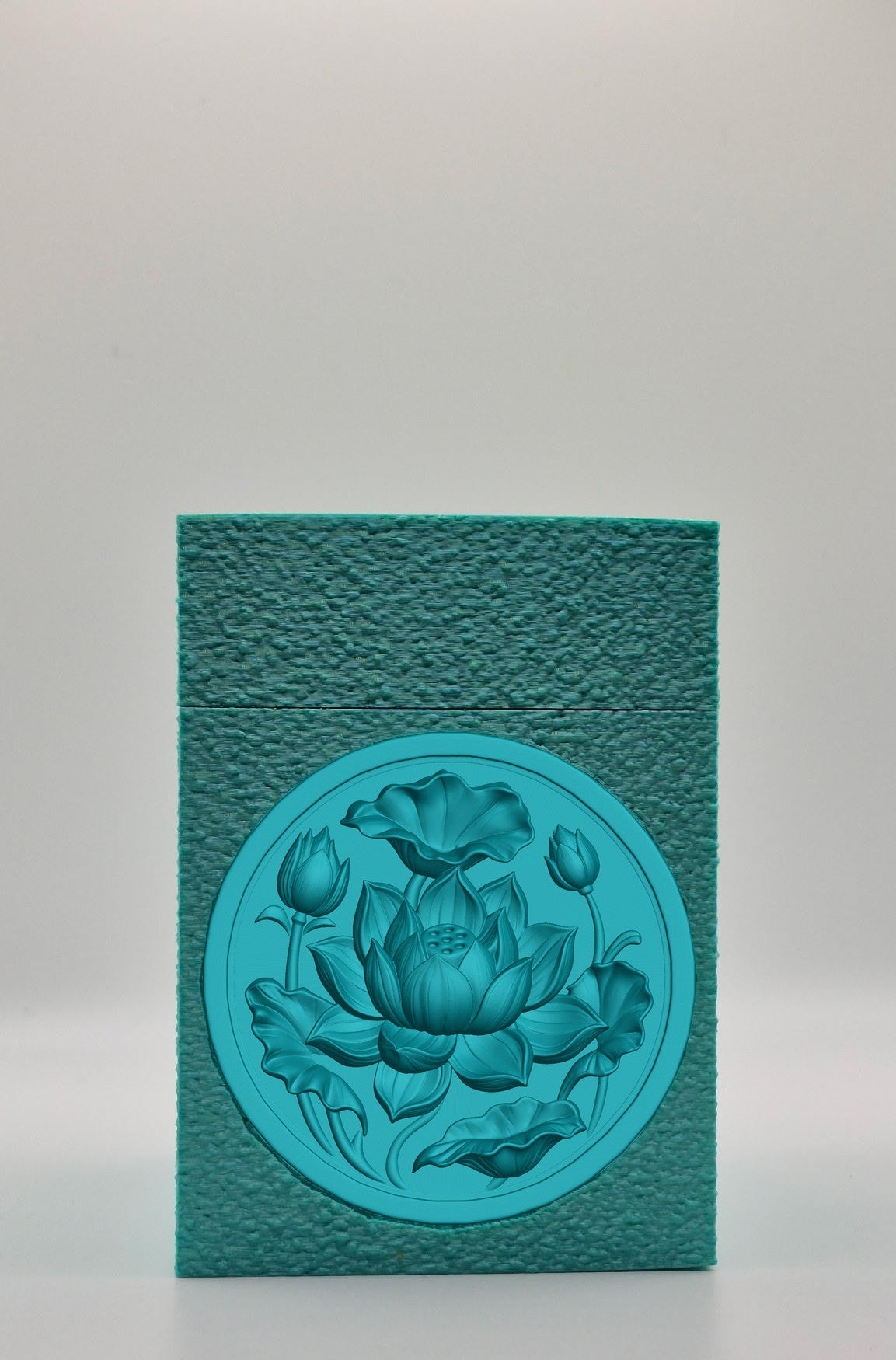 Lotus Card Box — Green