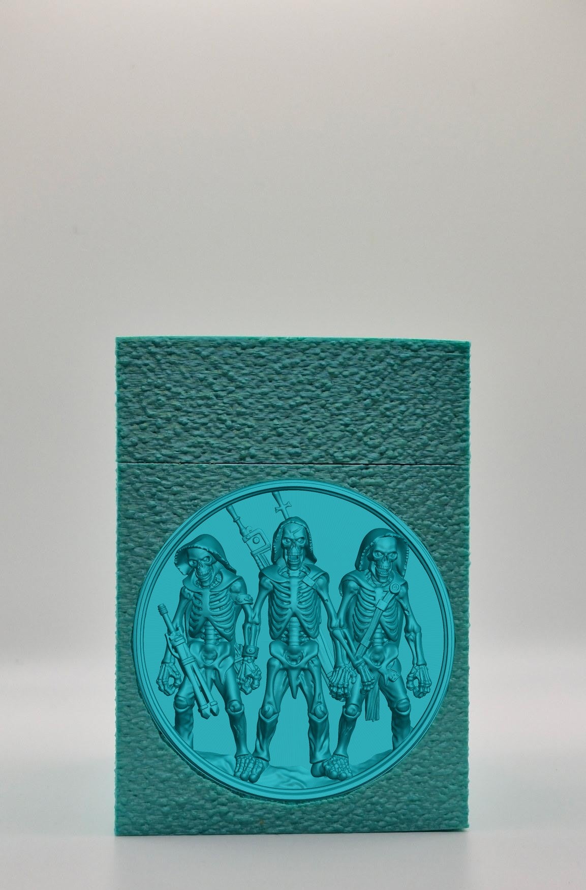 Skeleton Army Card Box — Green