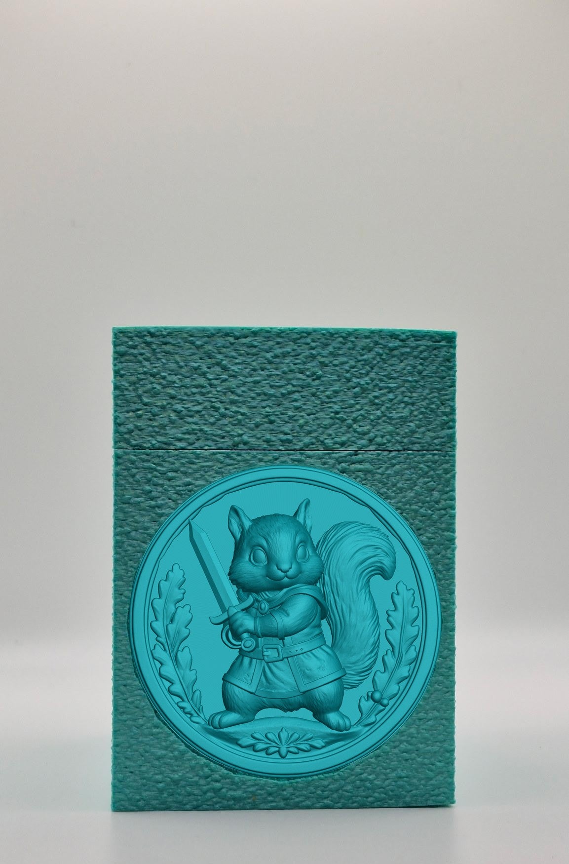 Squirrel Card Box — Green