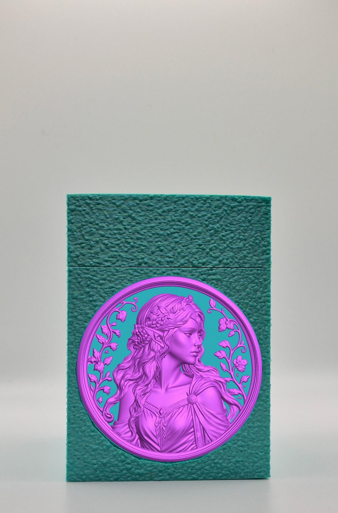 Elf Maiden Card Box — Green